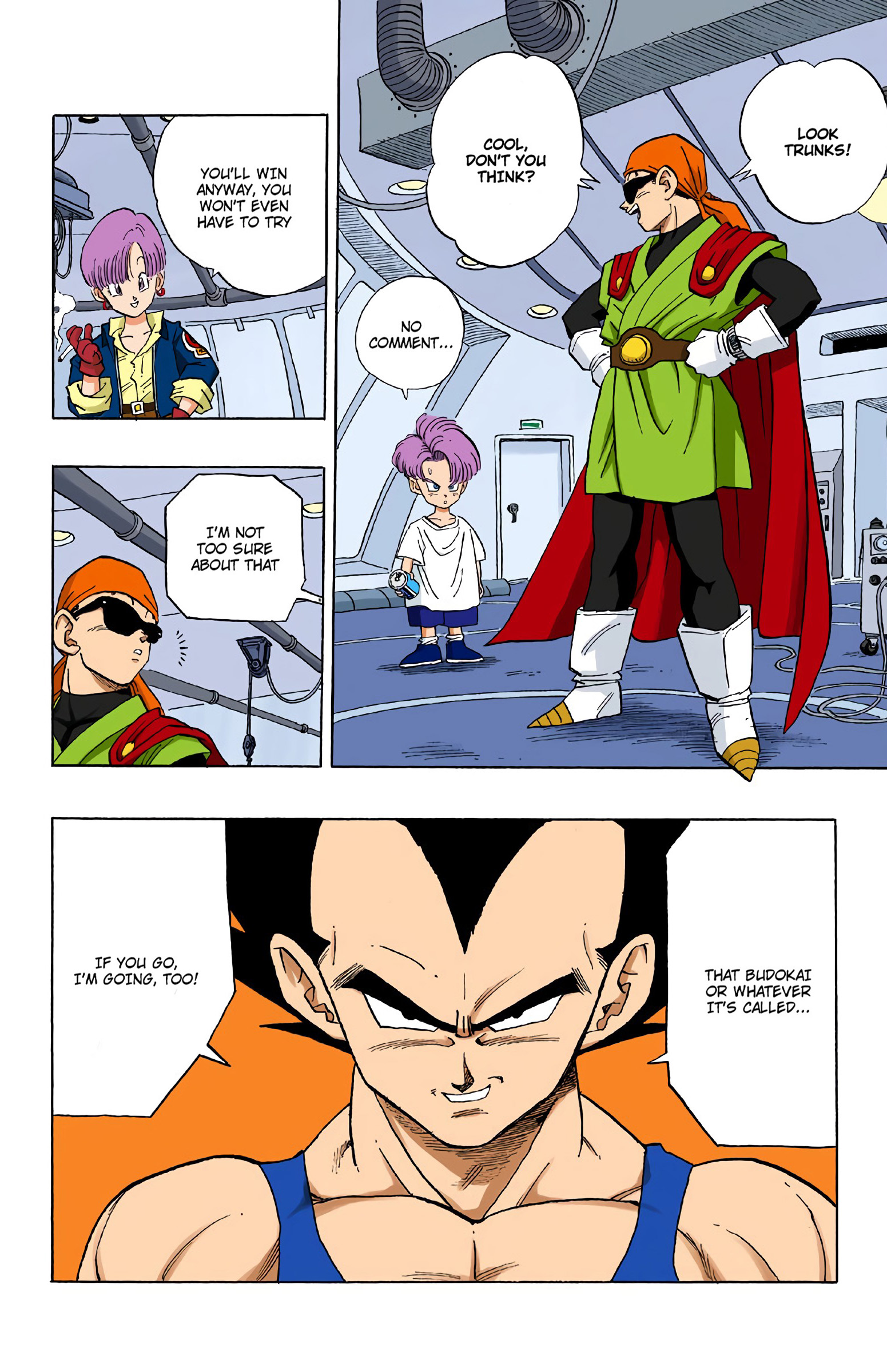 DBZ Majin Buu Saga Colored Manga