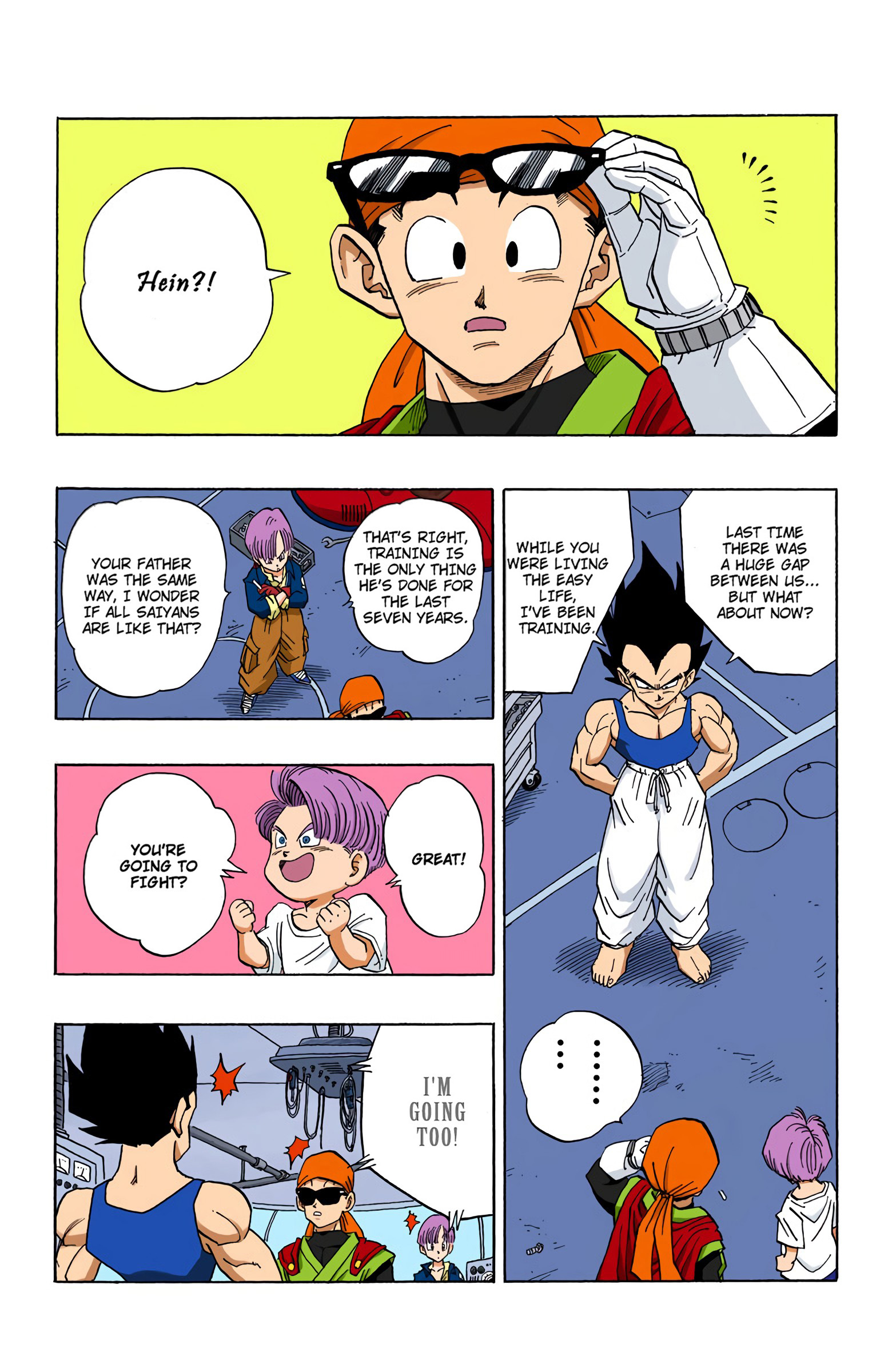 DBZ Majin Buu Saga Colored Manga