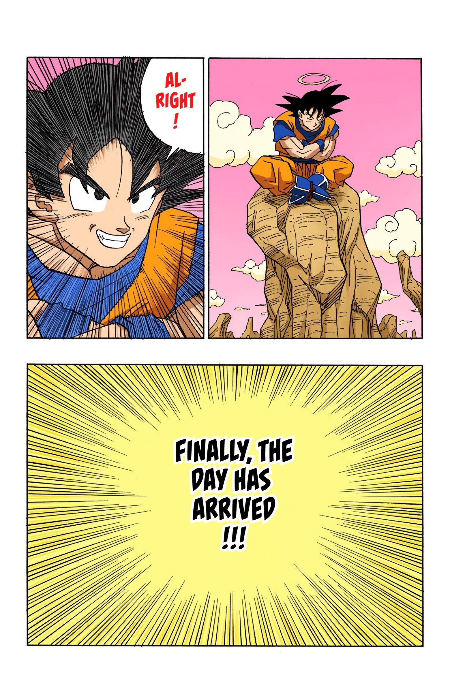 DBZ Majin Buu Saga Colored Manga