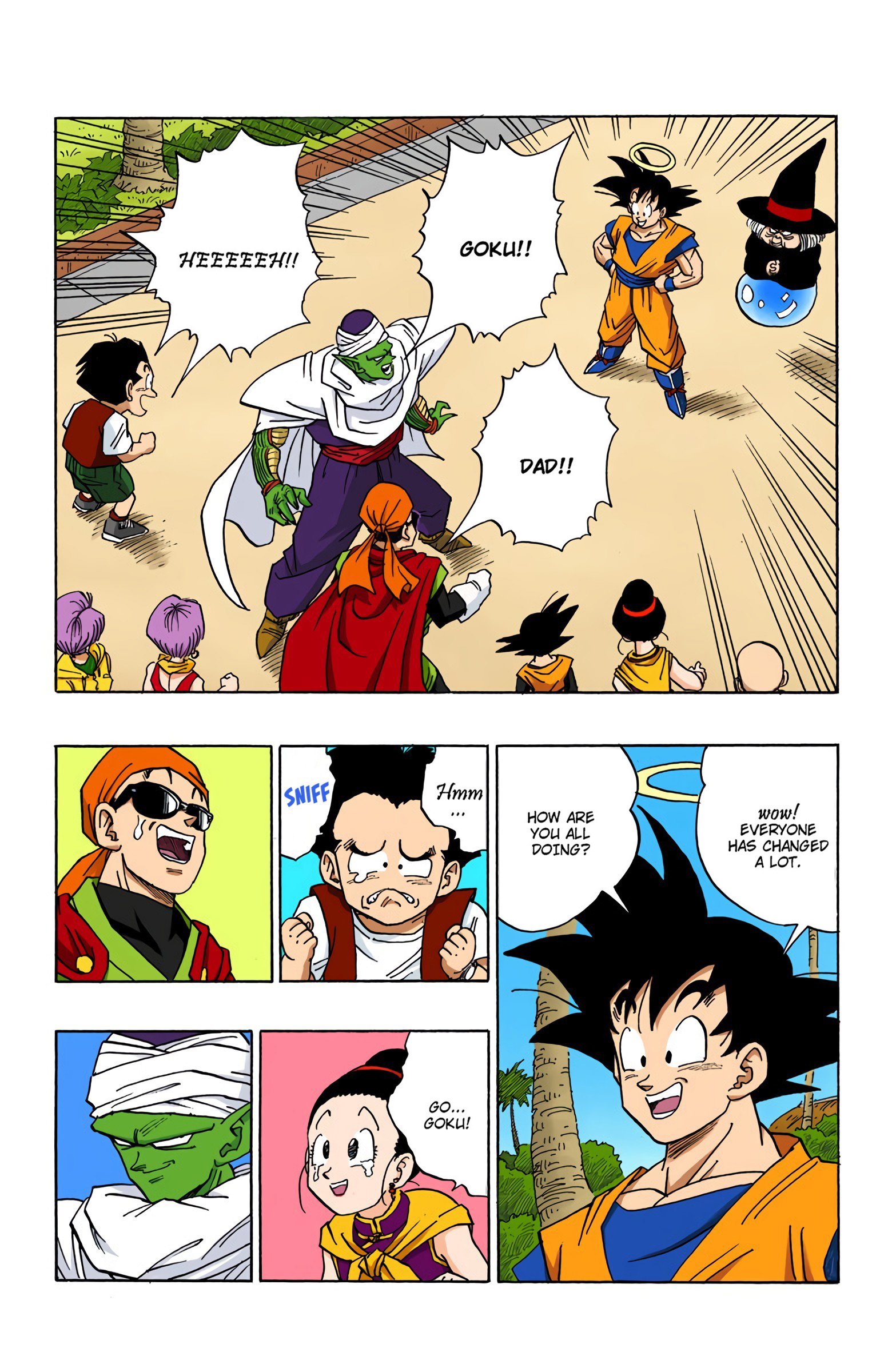 DBZ Majin Buu Saga Colored Manga