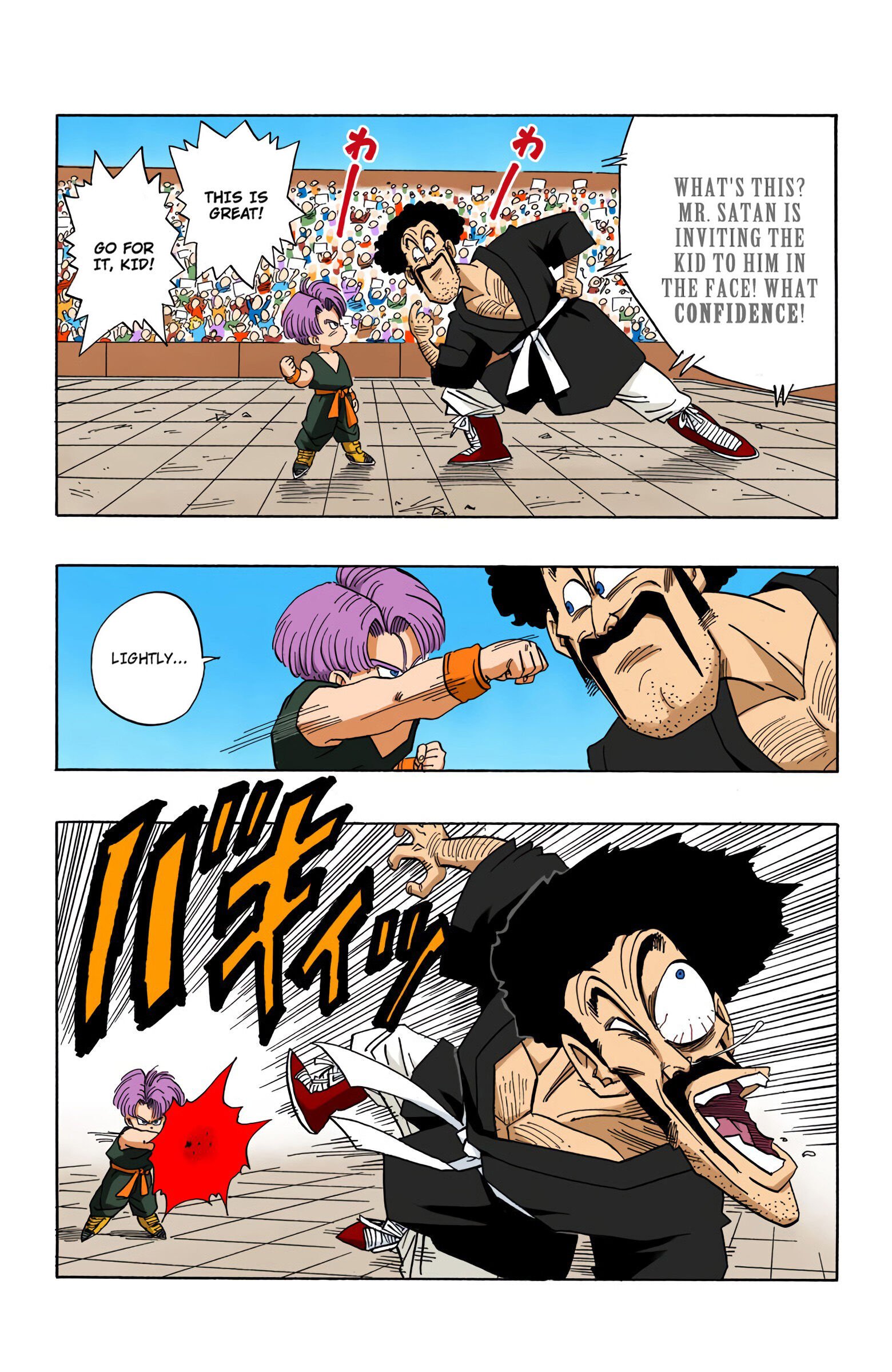 DBZ Majin Buu Saga Colored Manga