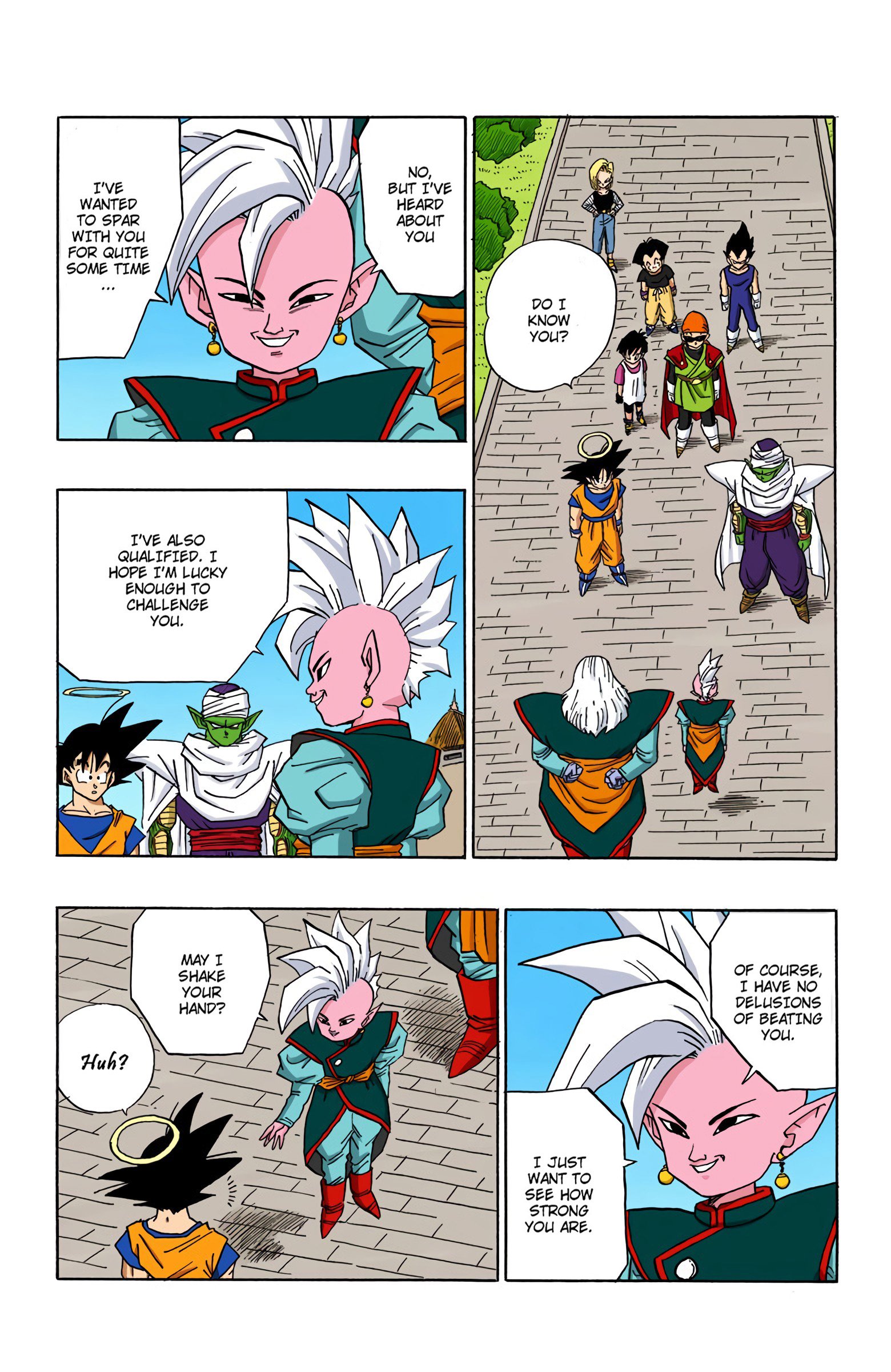 DBZ Majin Buu Saga Colored Manga