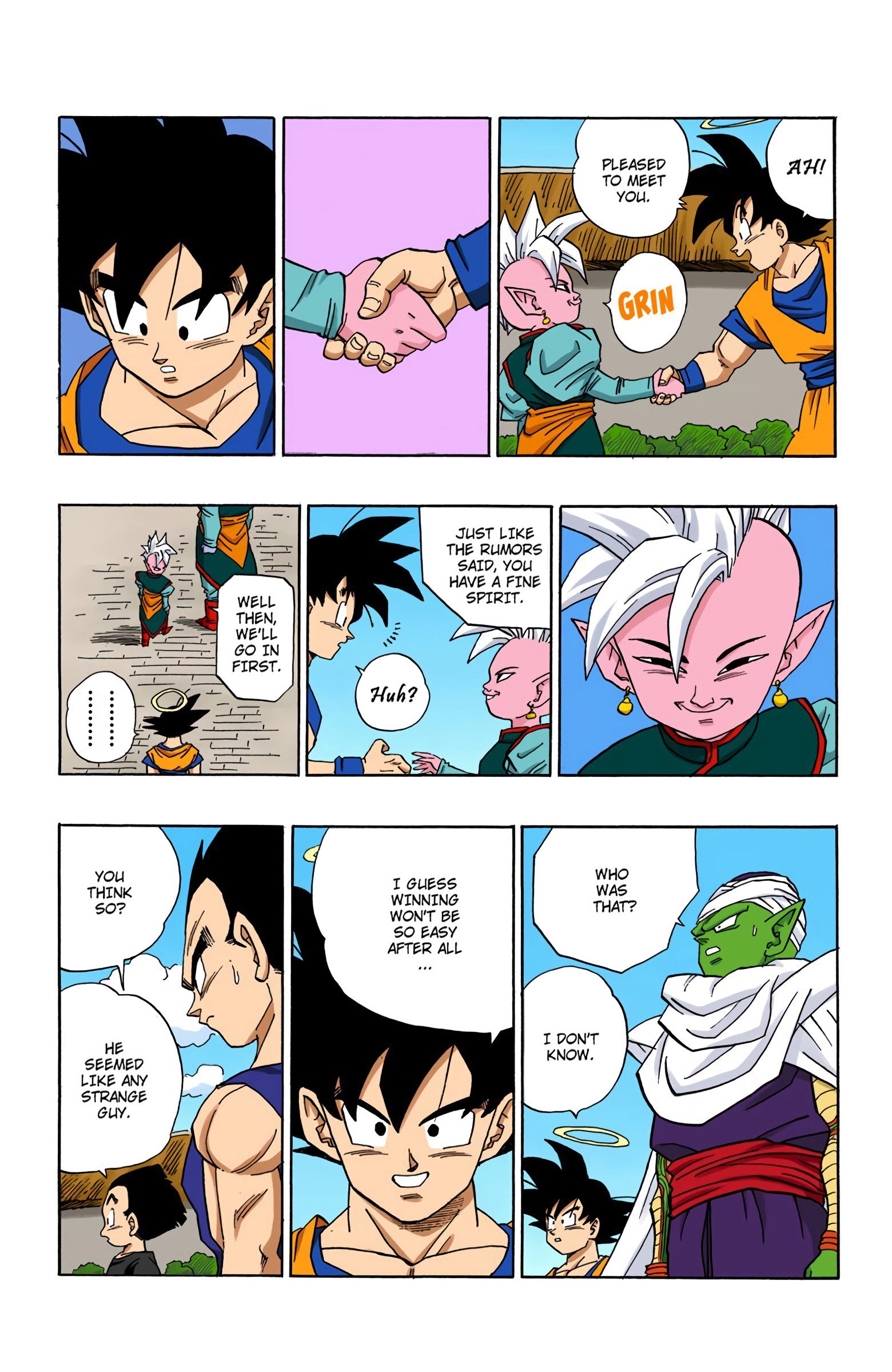 DBZ Majin Buu Saga Colored Manga