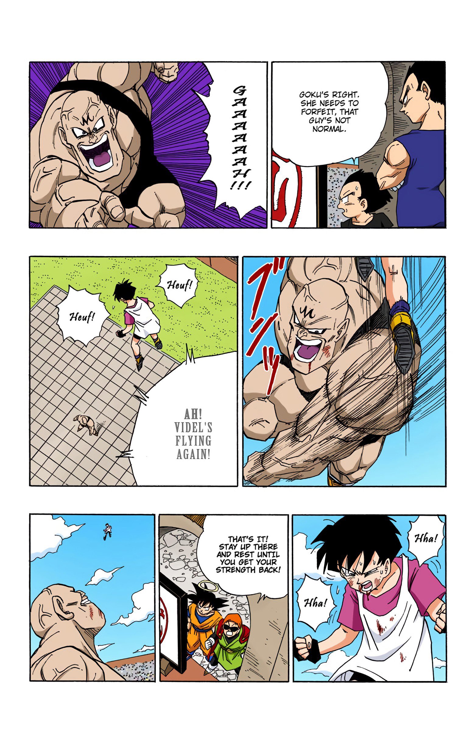 DBZ Majin Buu Saga Colored Manga