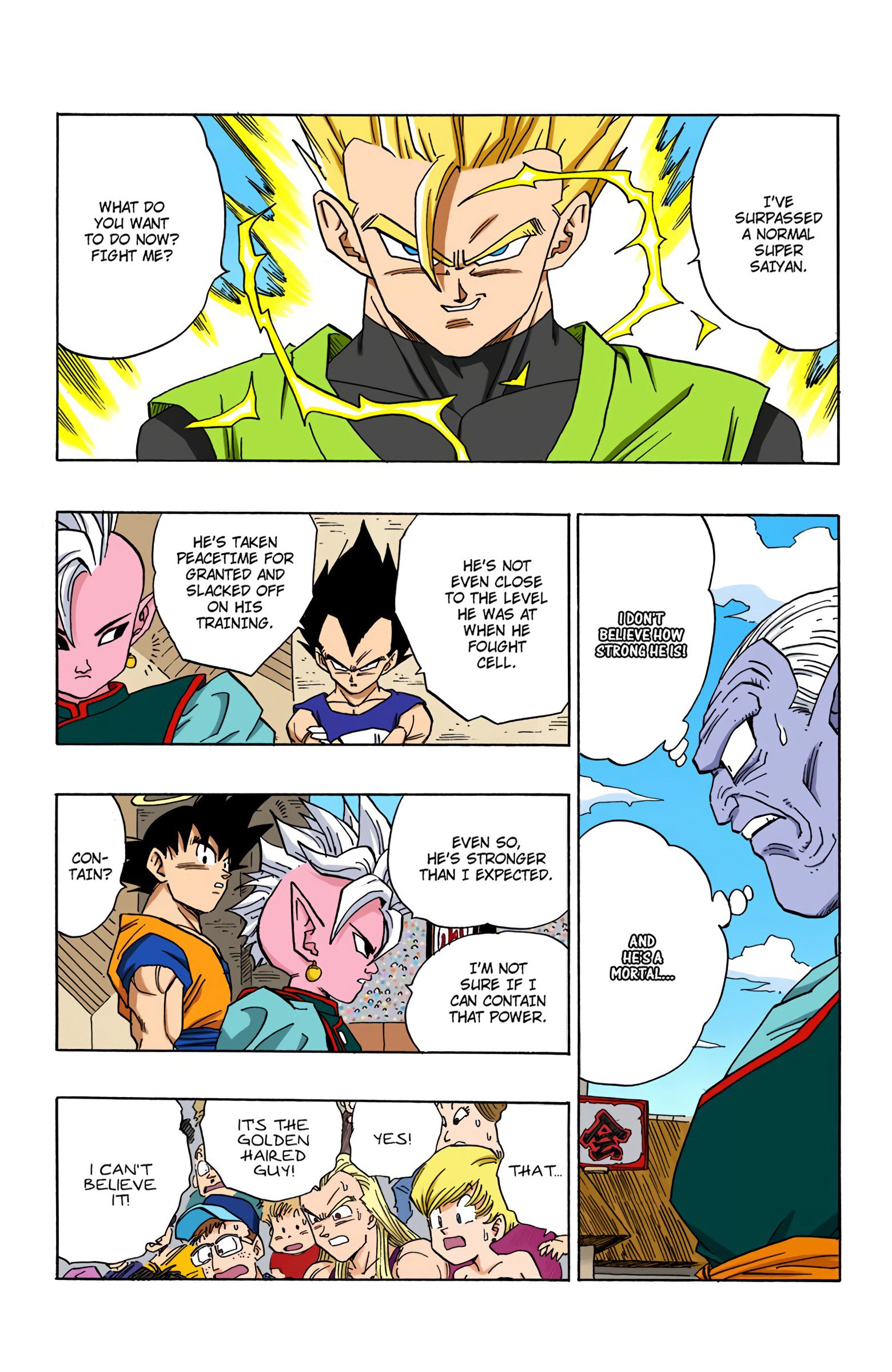 DBZ Majin Buu Saga Colored Manga