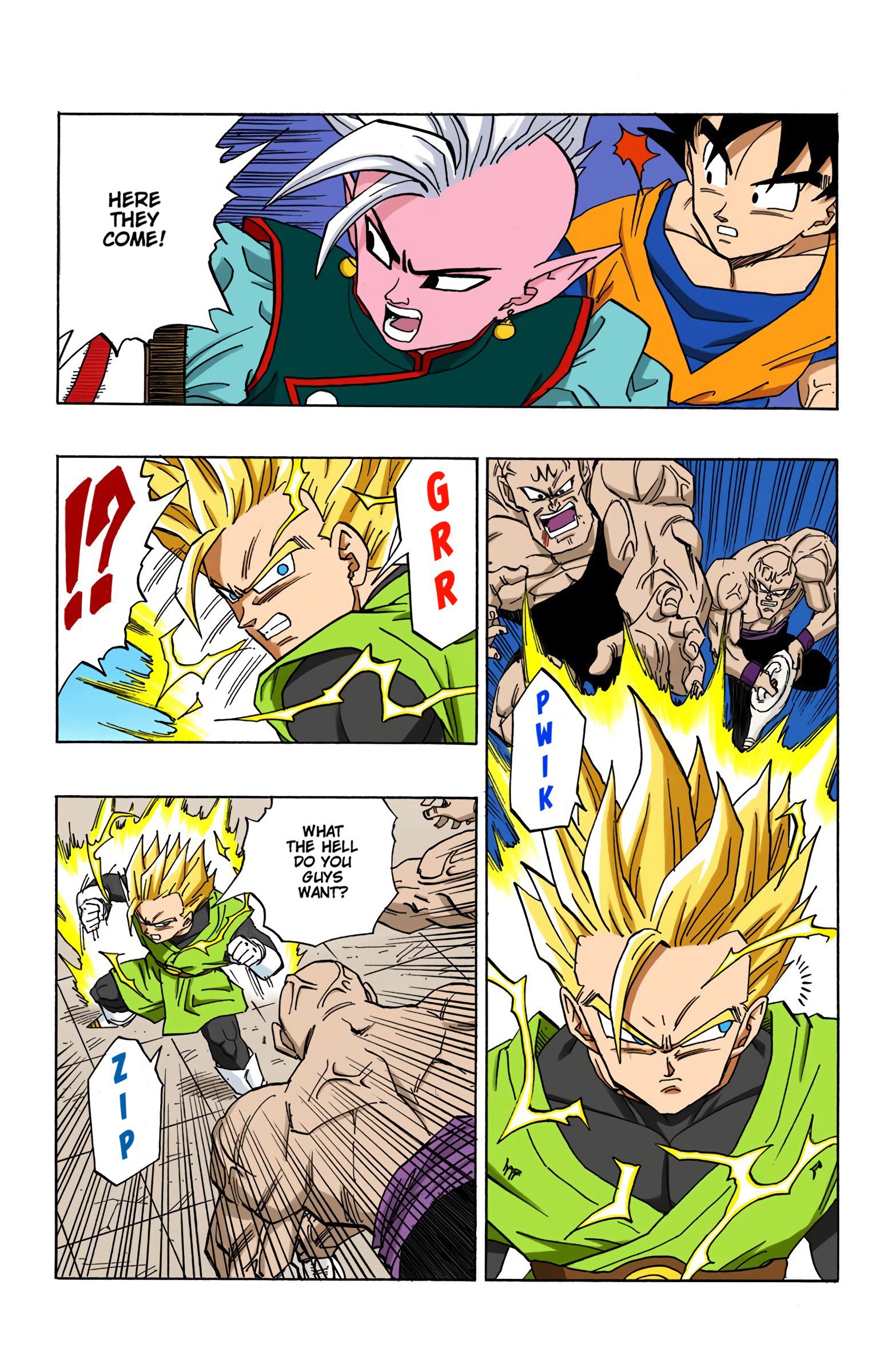 DBZ Majin Buu Saga Colored Manga