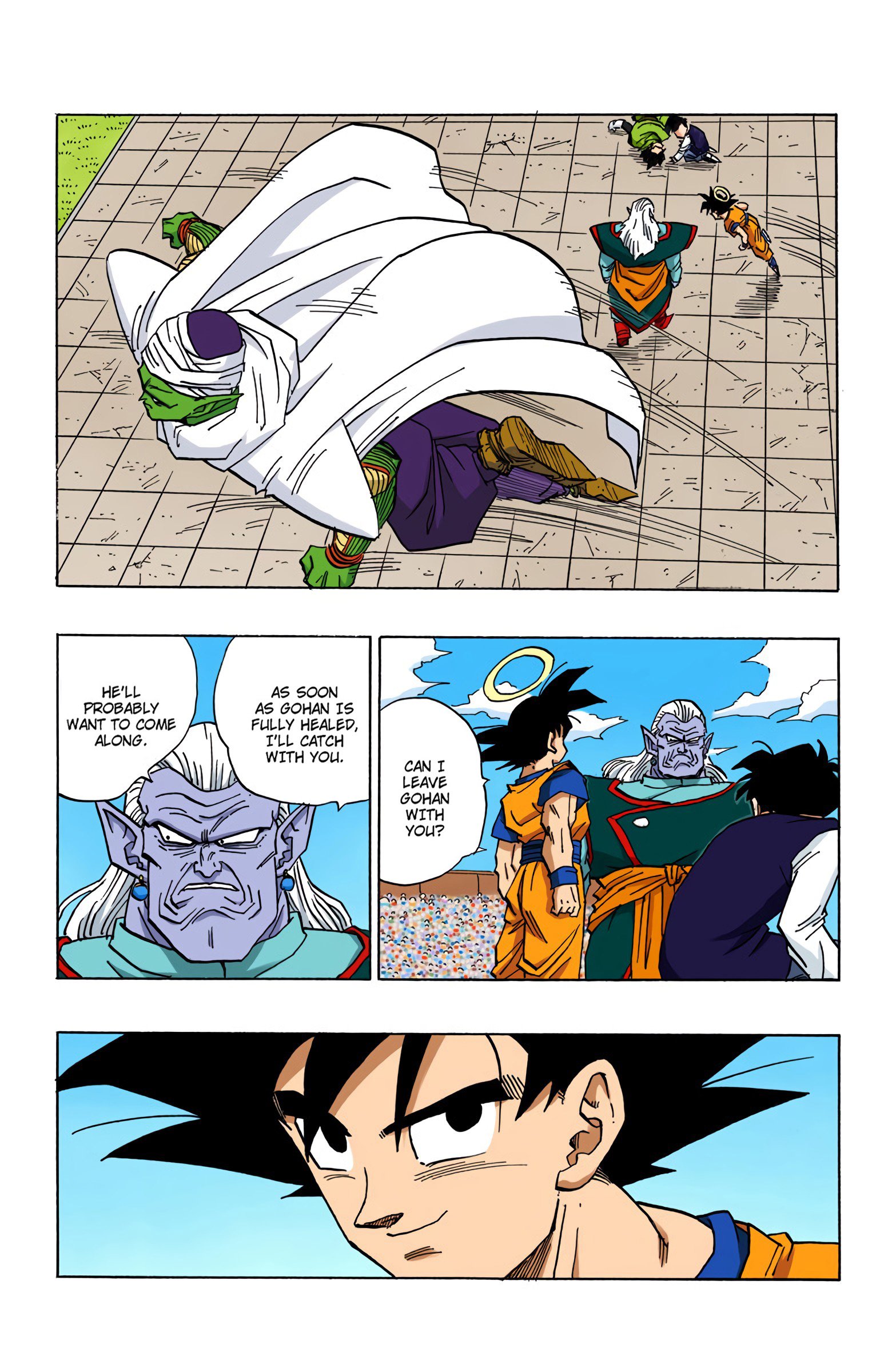 DBZ Majin Buu Saga Colored Manga