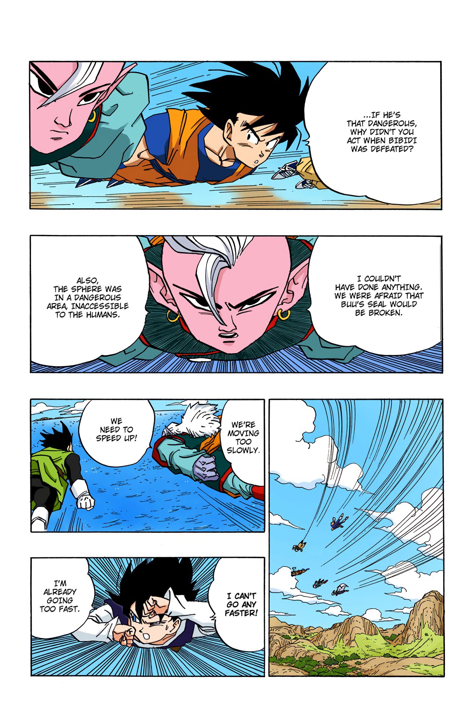 DBZ Majin Buu Saga Colored Manga