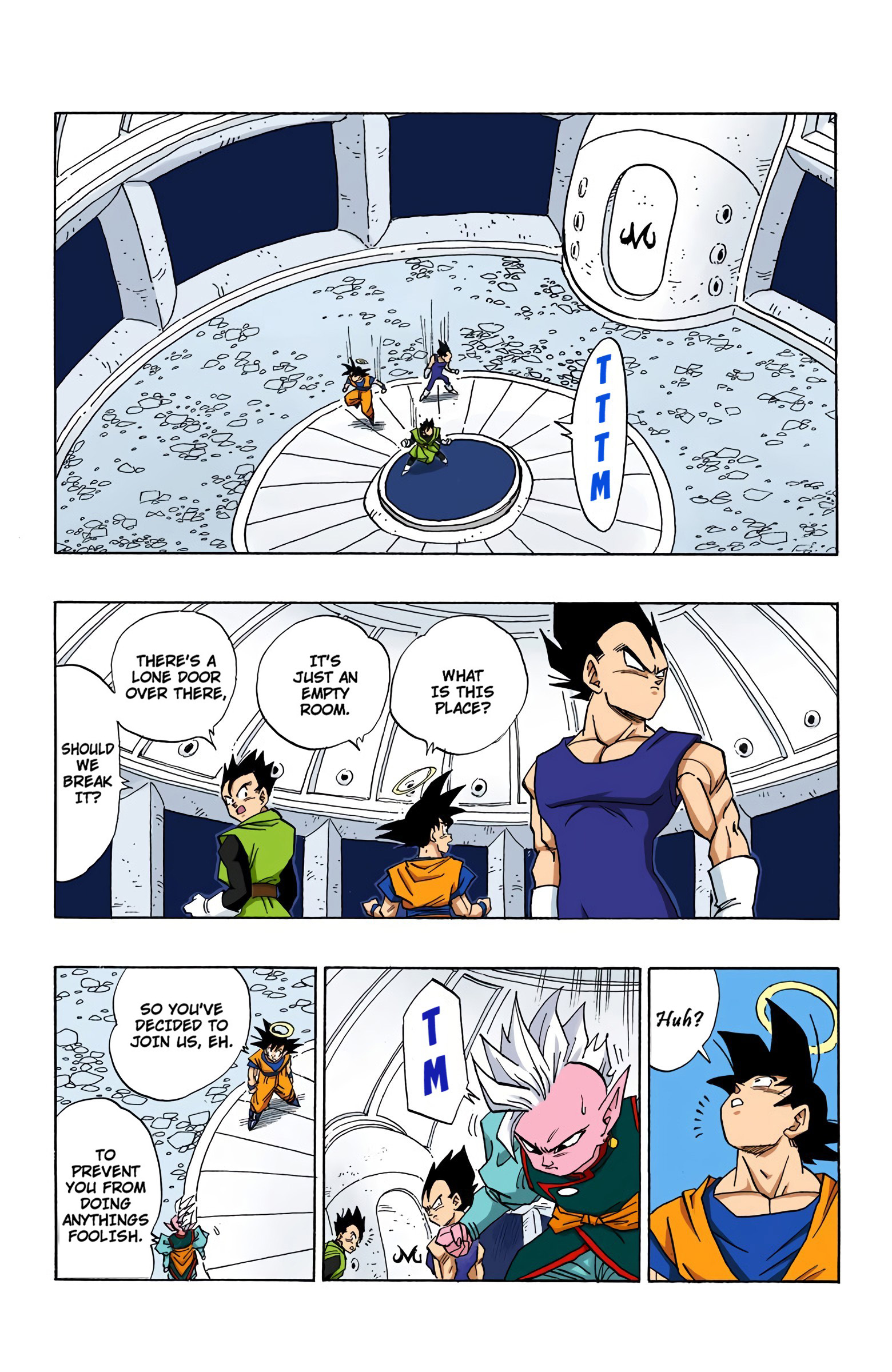 DBZ Majin Buu Saga Colored Manga