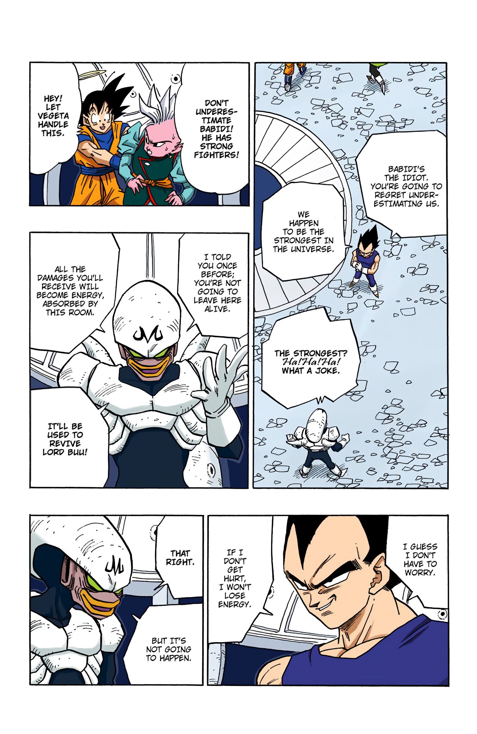 DBZ Majin Buu Saga Colored Manga