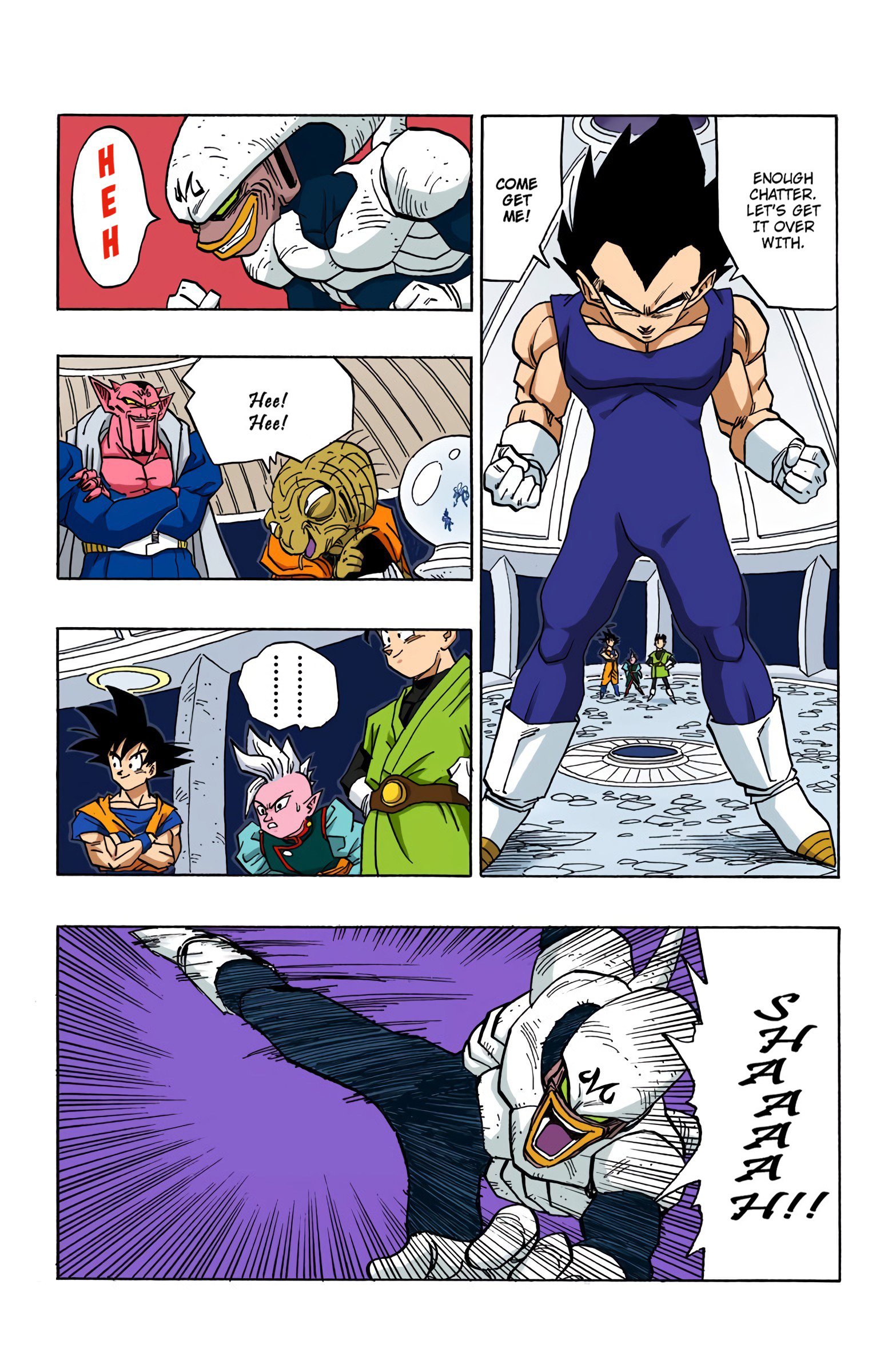 DBZ Majin Buu Saga Colored Manga