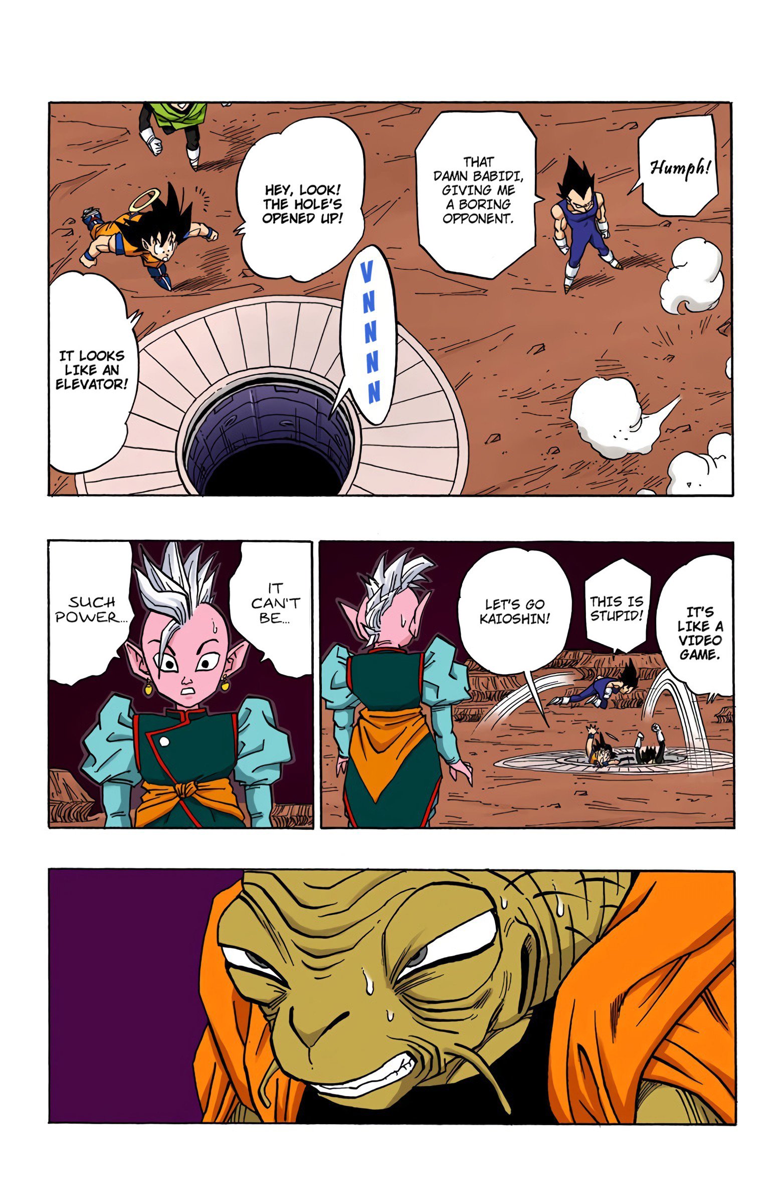 DBZ Majin Buu Saga Colored Manga