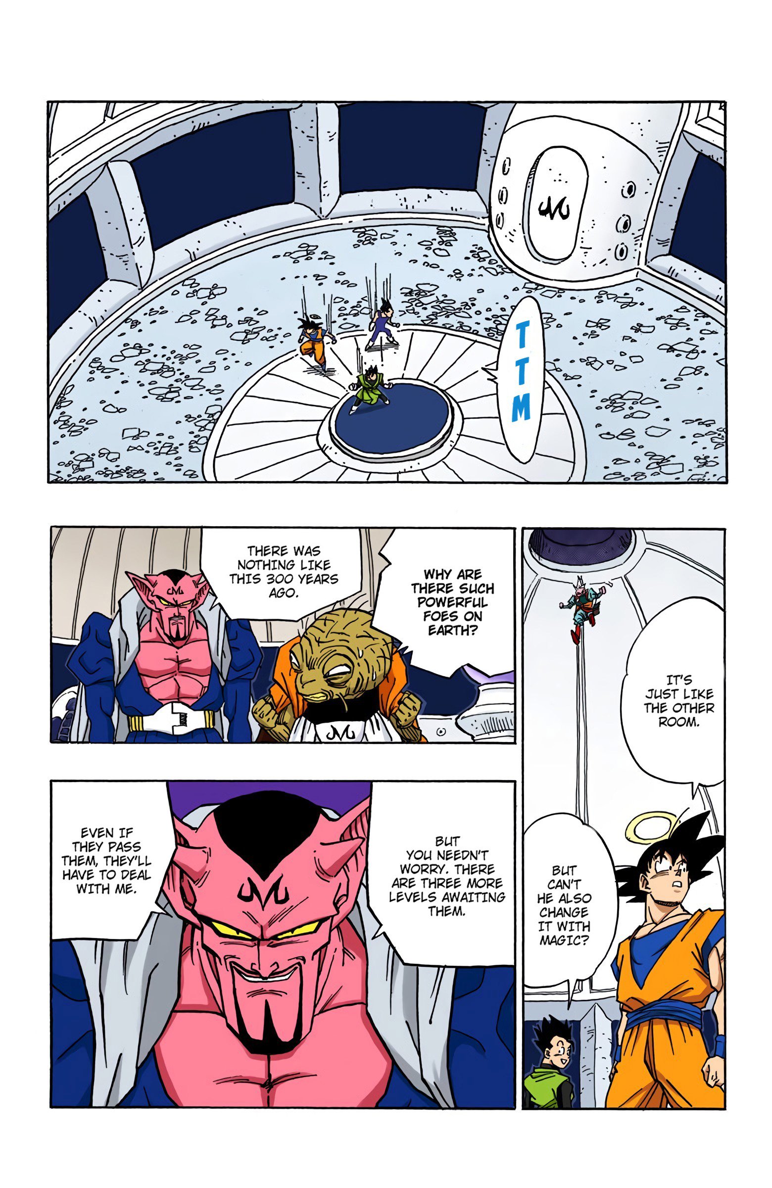 DBZ Majin Buu Saga Colored Manga