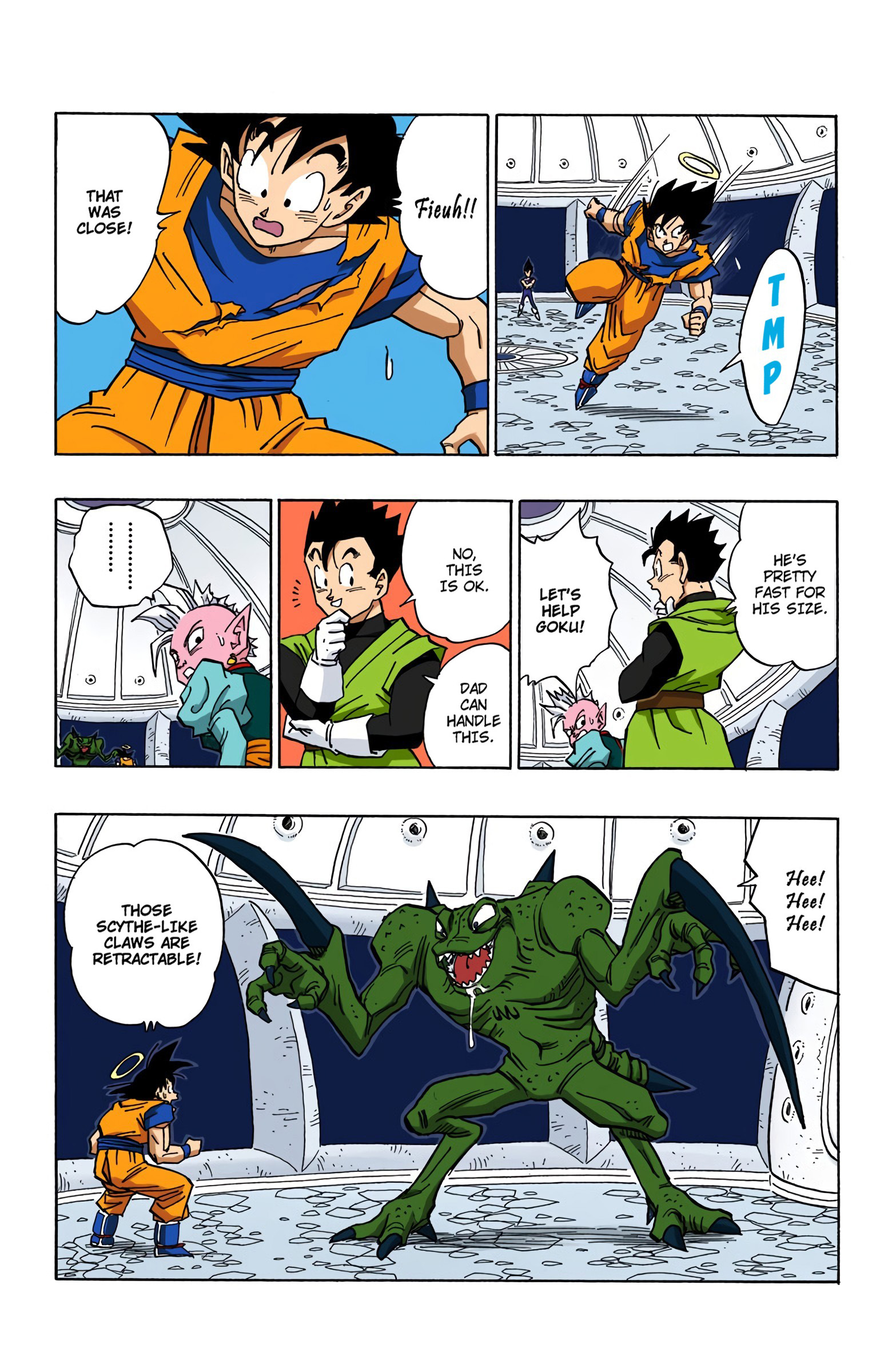 DBZ Majin Buu Saga Colored Manga