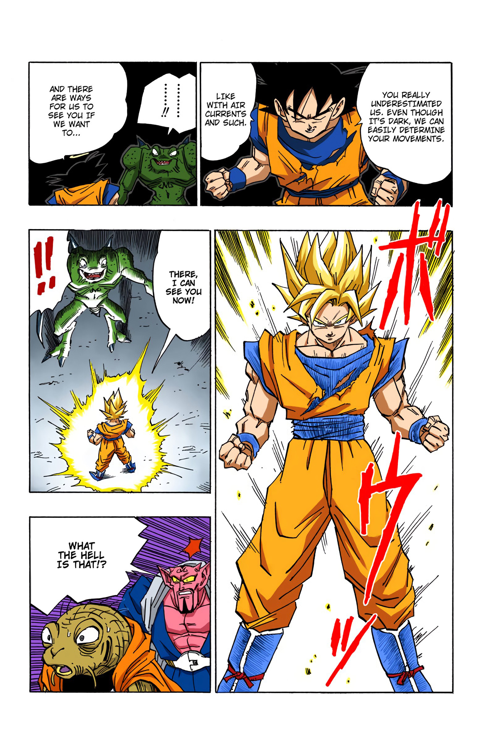 DBZ Majin Buu Saga Colored Manga