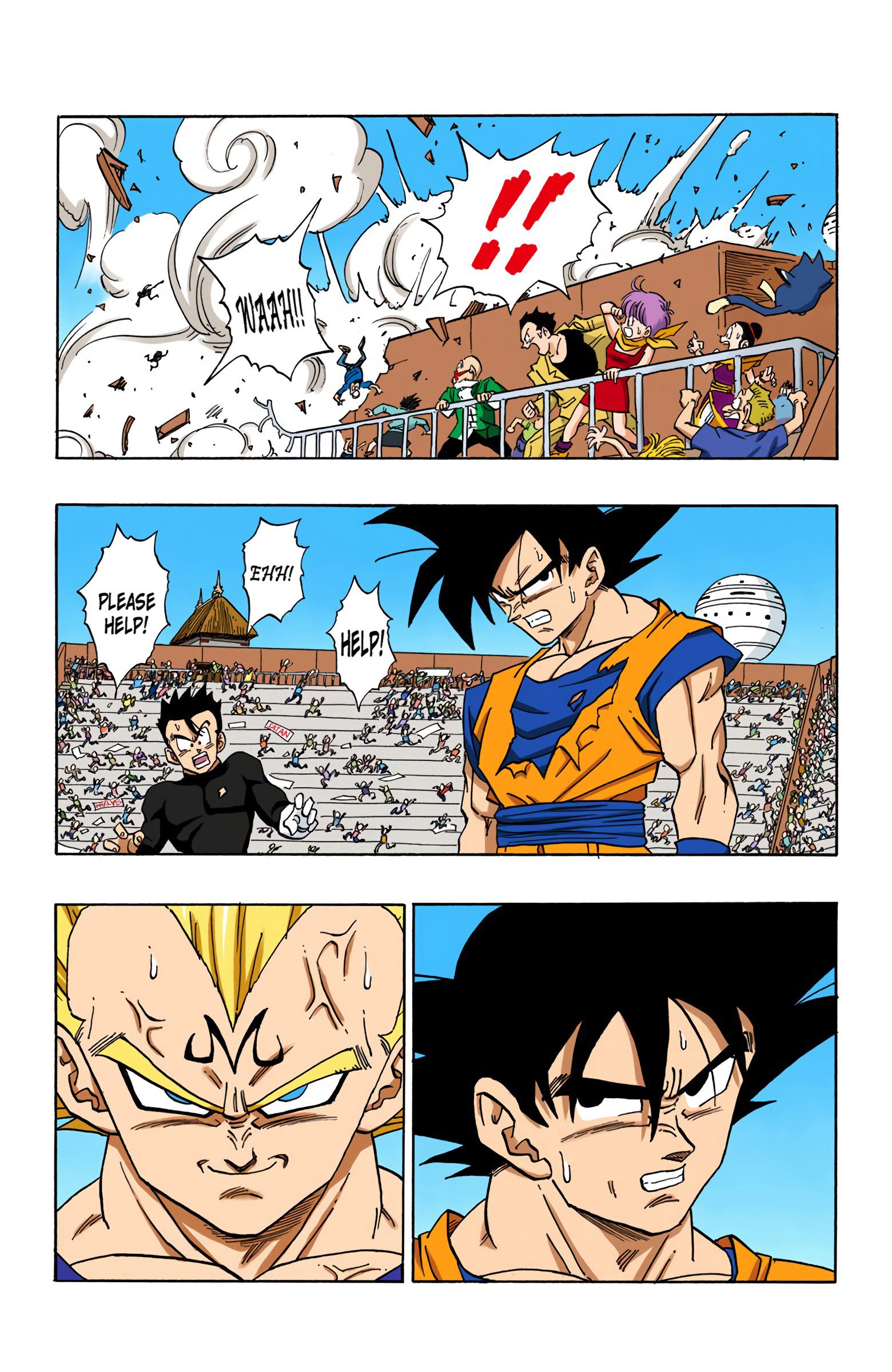 DBZ Majin Buu Saga Colored Manga