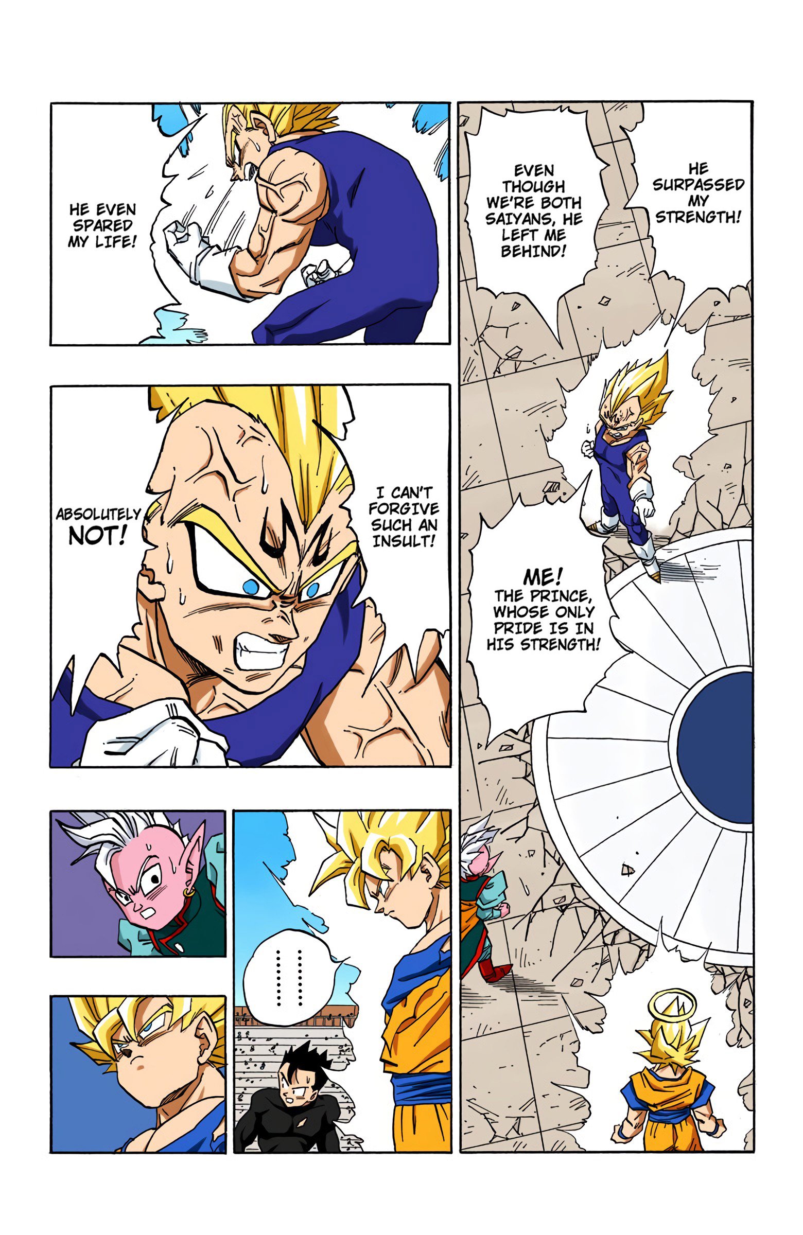 DBZ Majin Buu Saga Colored Manga