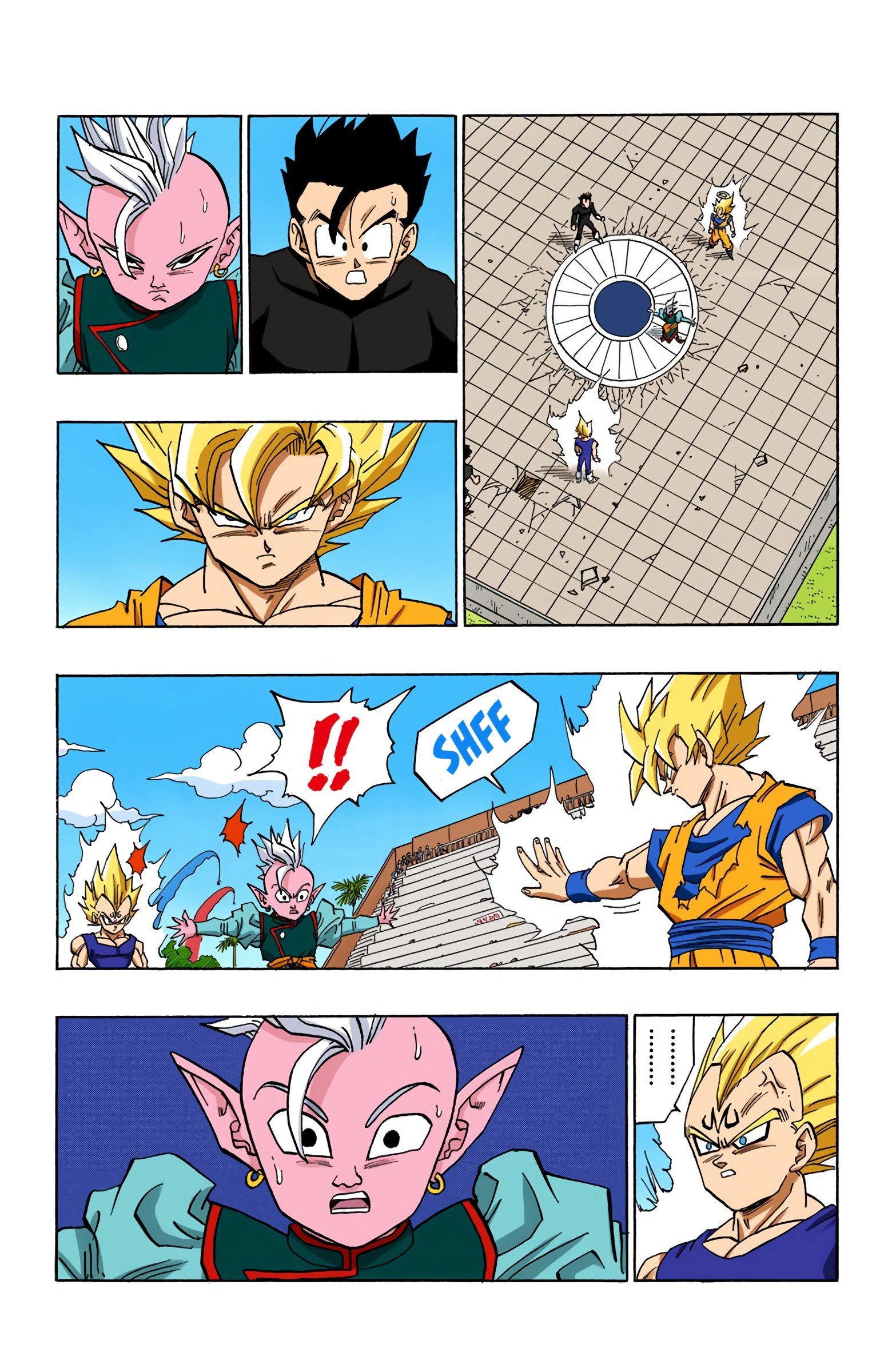 DBZ Majin Buu Saga Colored Manga