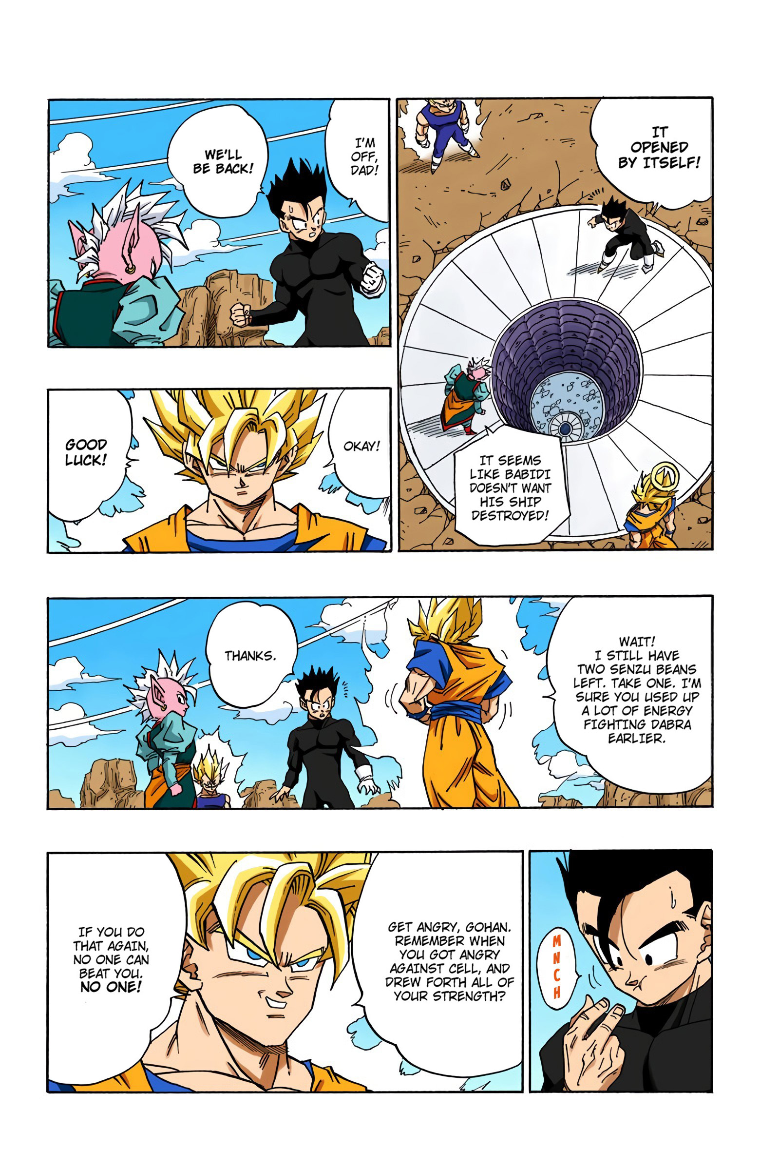 DBZ Majin Buu Saga Colored Manga