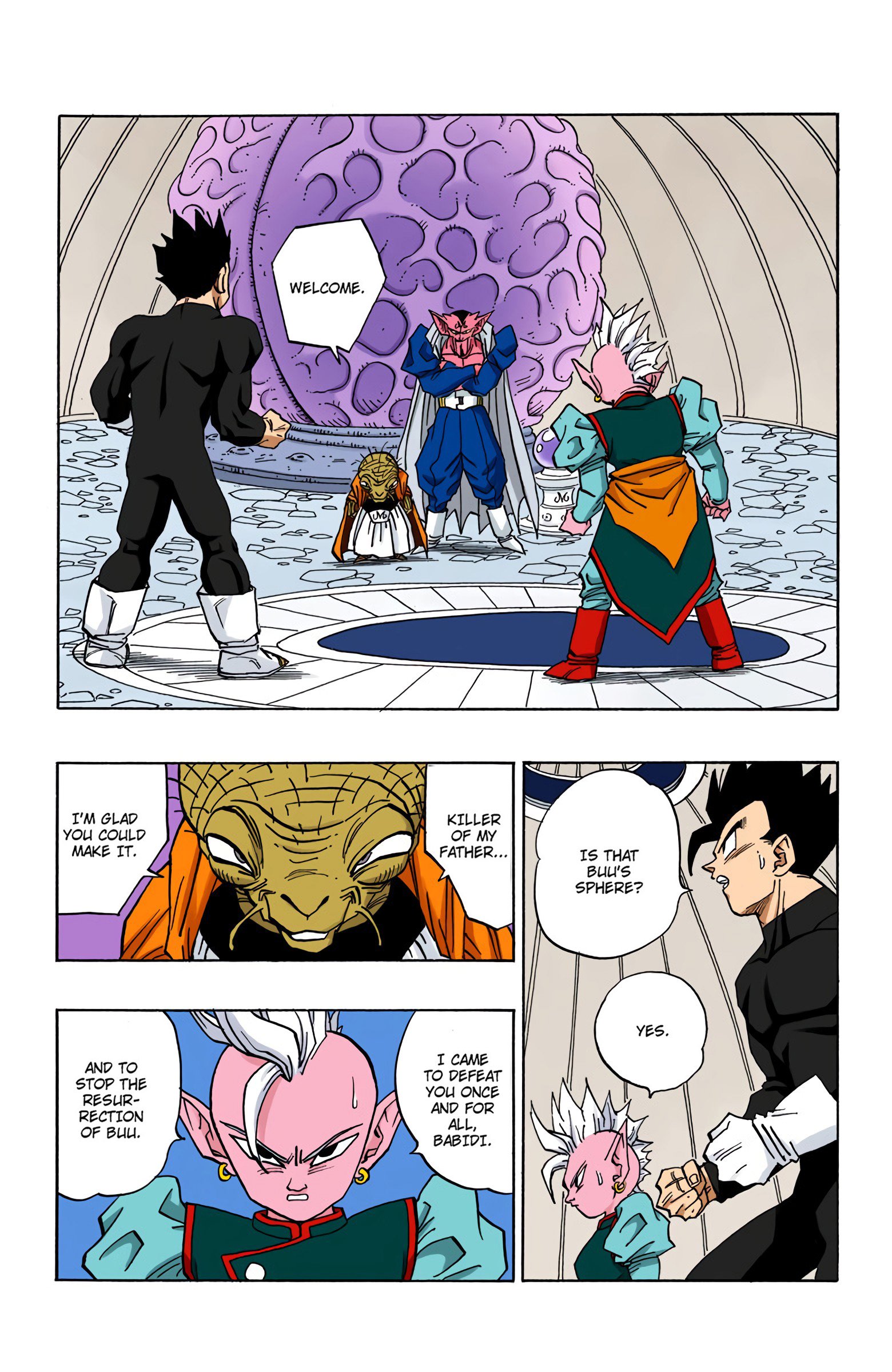 DBZ Majin Buu Saga Colored Manga