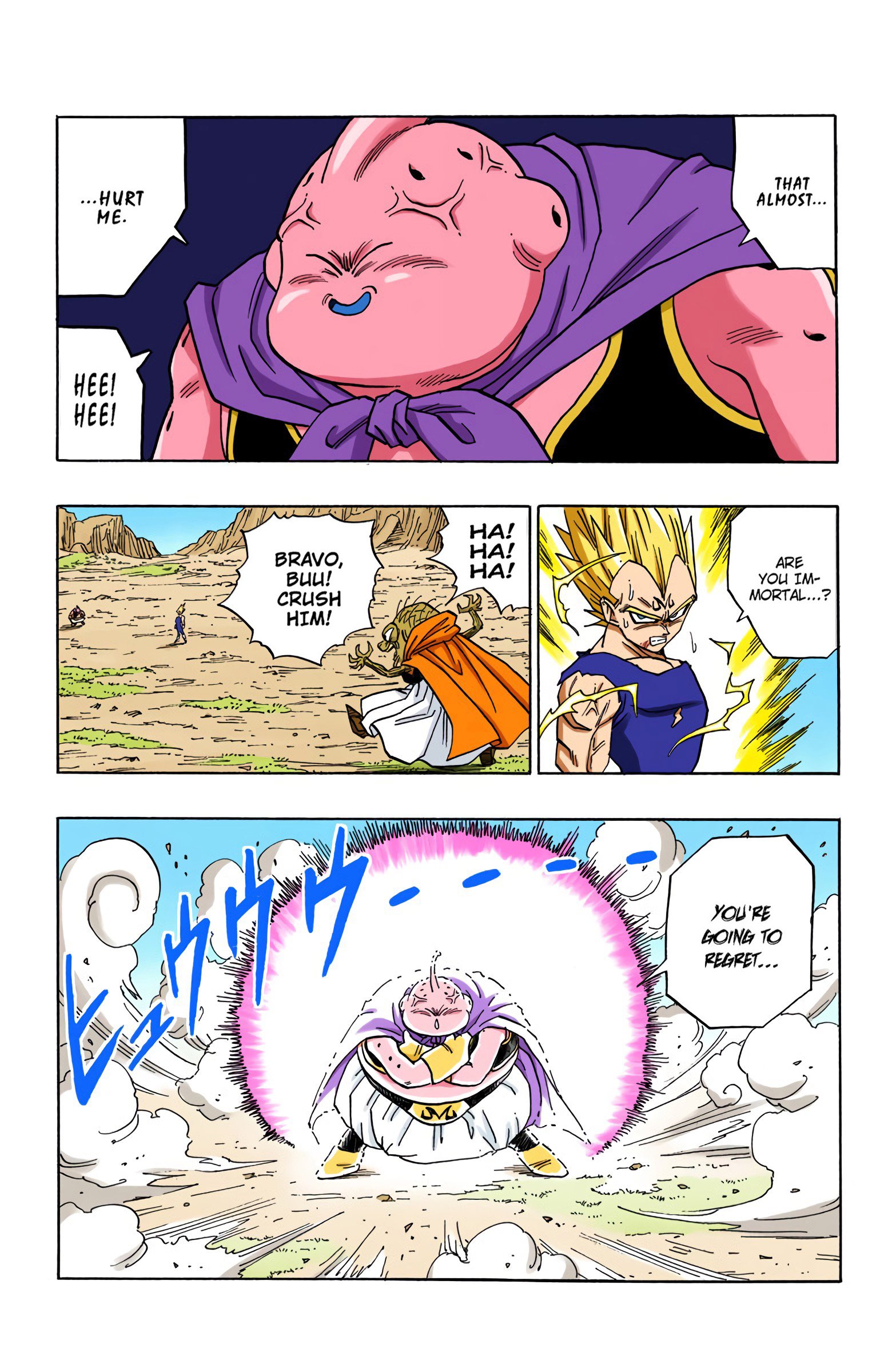 DBZ Majin Buu Saga Colored Manga