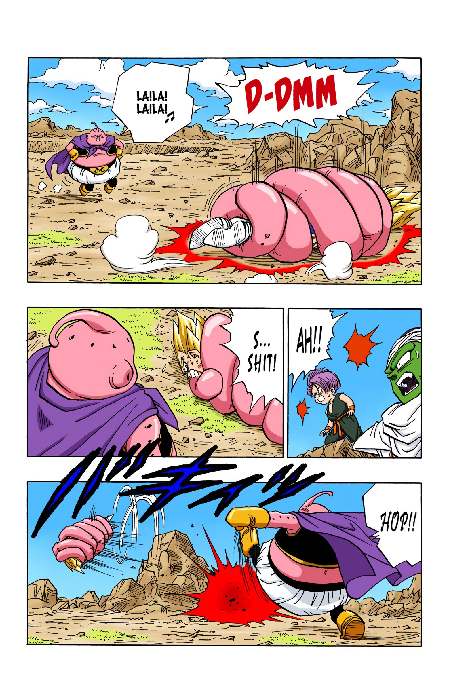 DBZ Majin Buu Saga Colored Manga