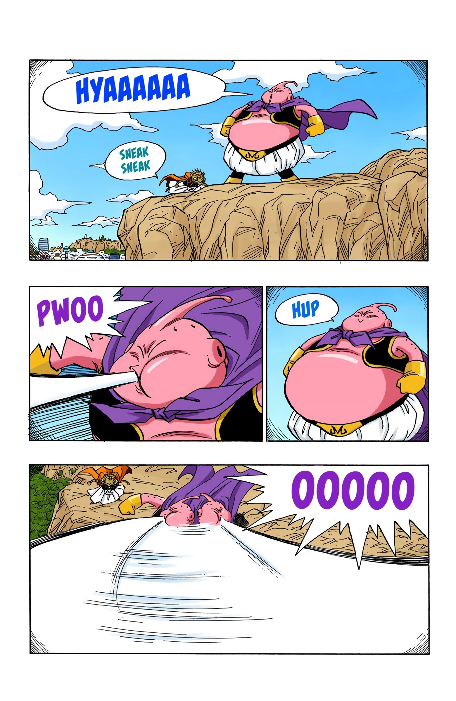 DBZ Majin Buu Saga Colored Manga