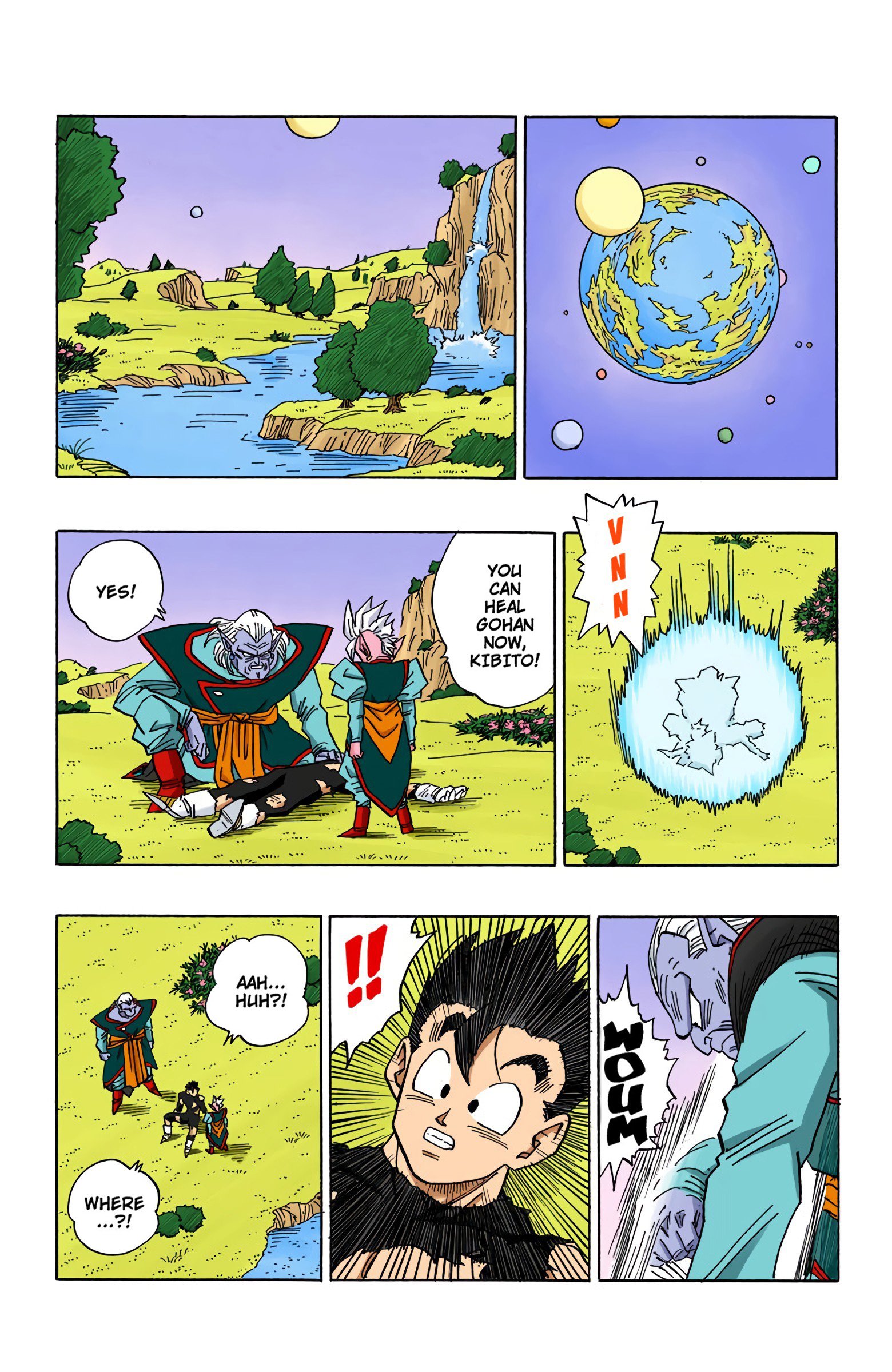 DBZ Majin Buu Saga Colored Manga