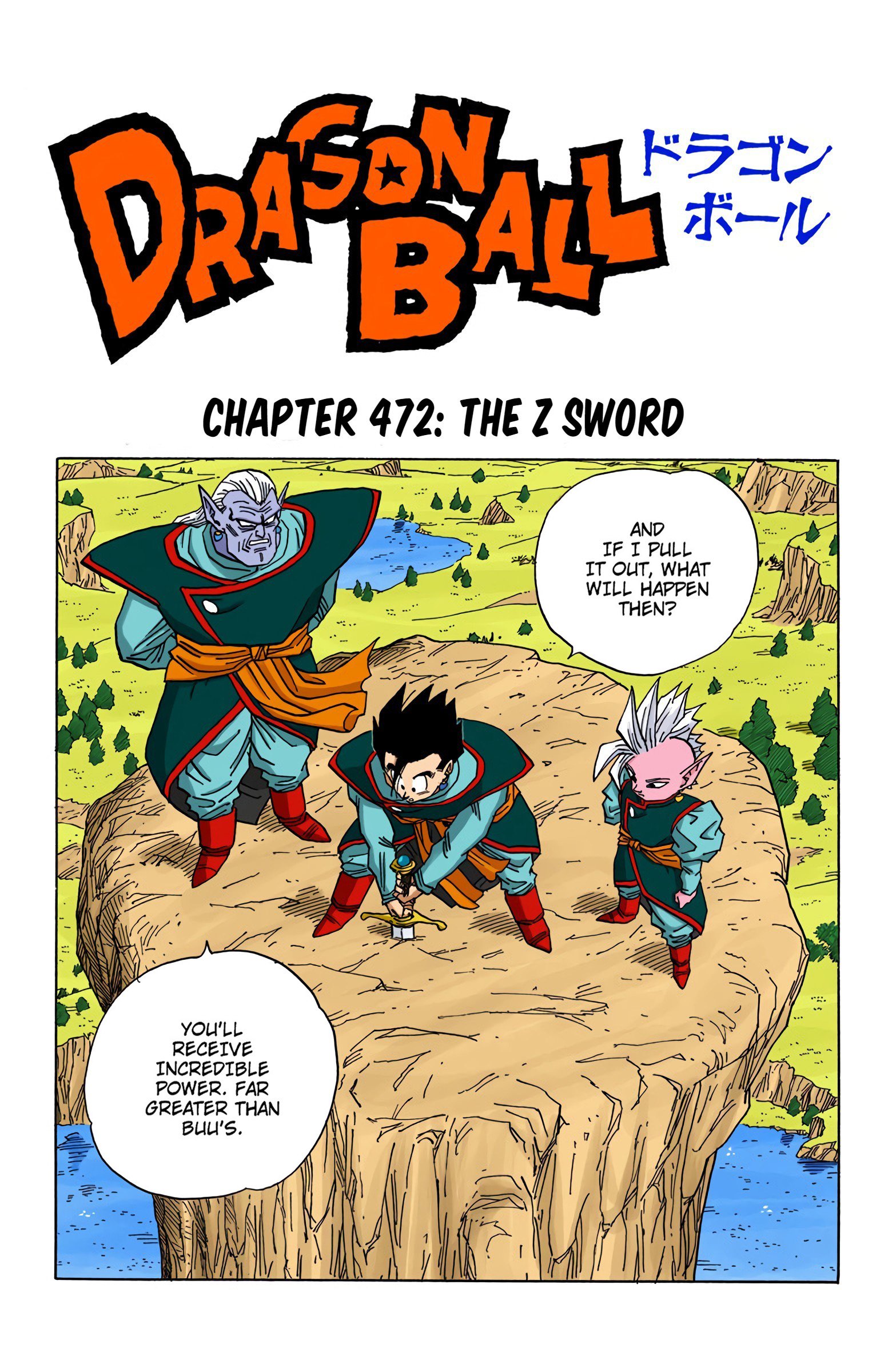 DBZ Majin Buu Saga Colored Manga