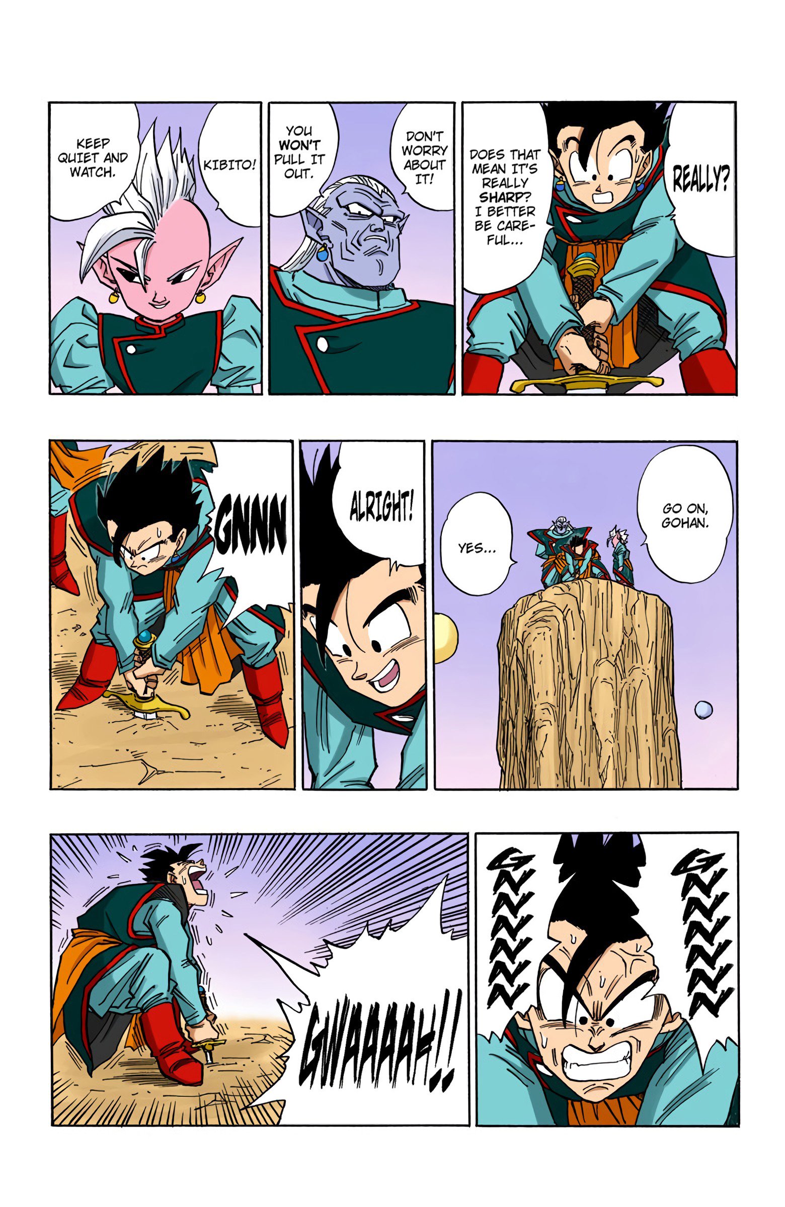 DBZ Majin Buu Saga Colored Manga