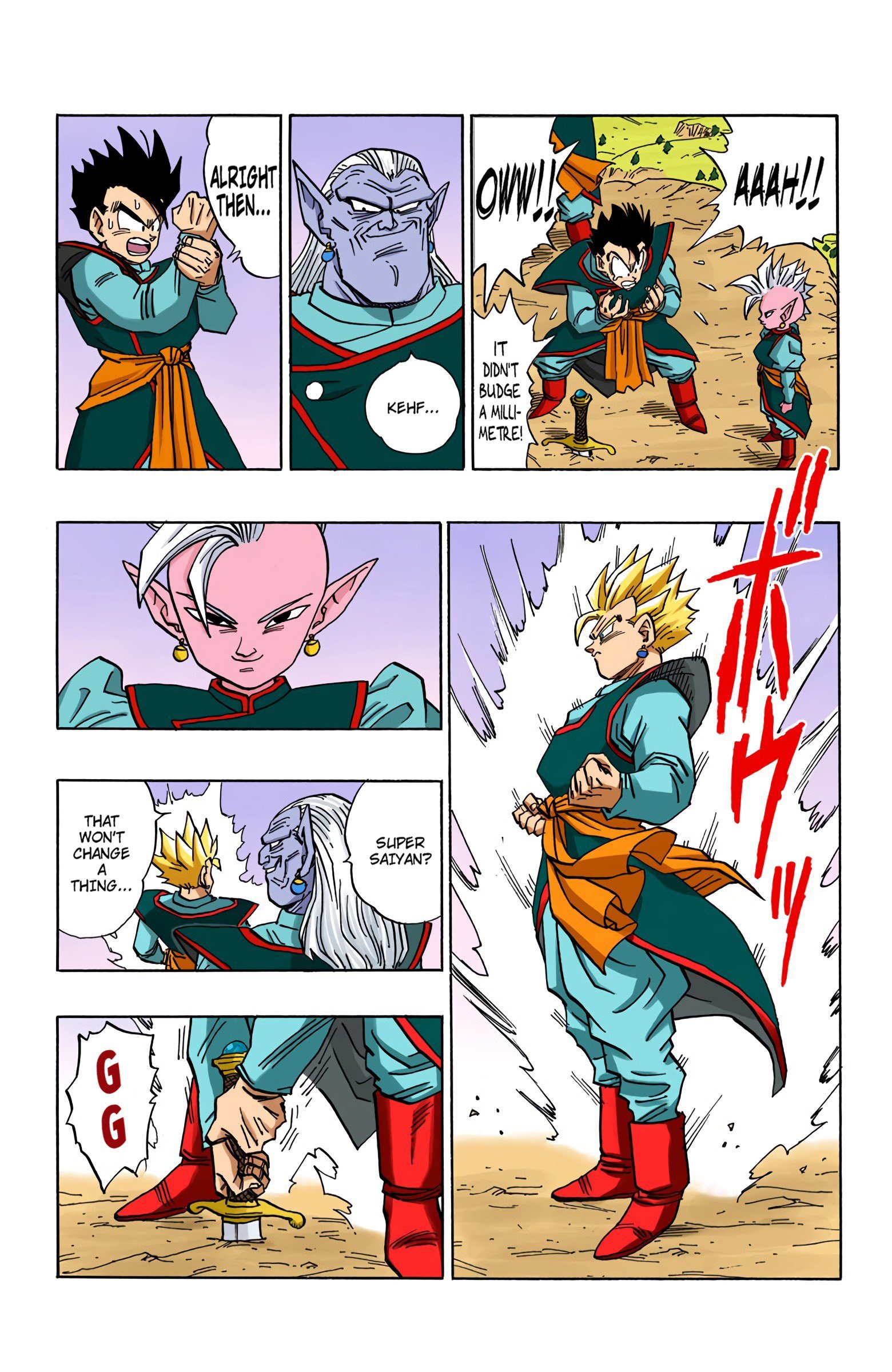 DBZ Majin Buu Saga Colored Manga