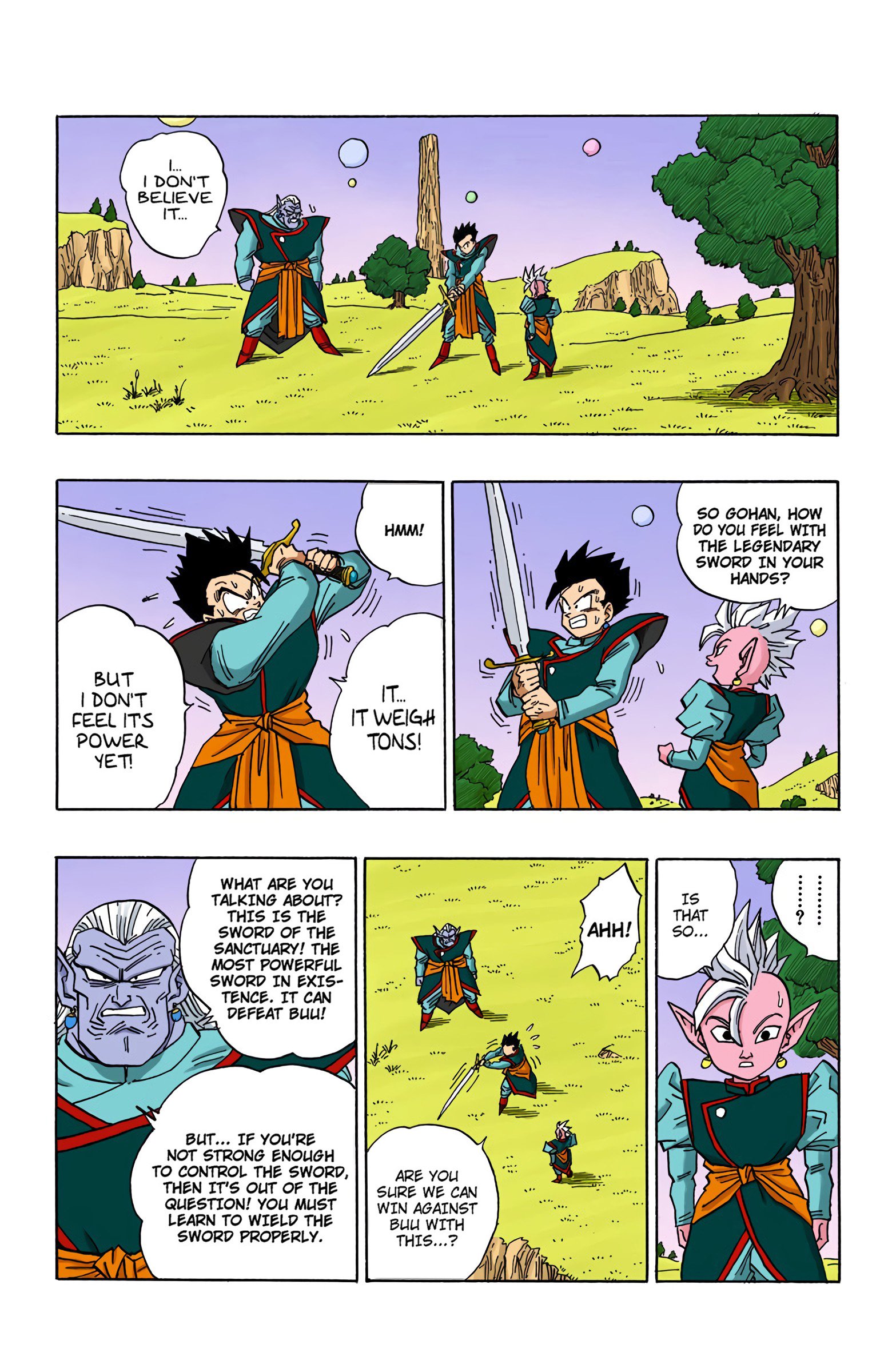 DBZ Majin Buu Saga Colored Manga