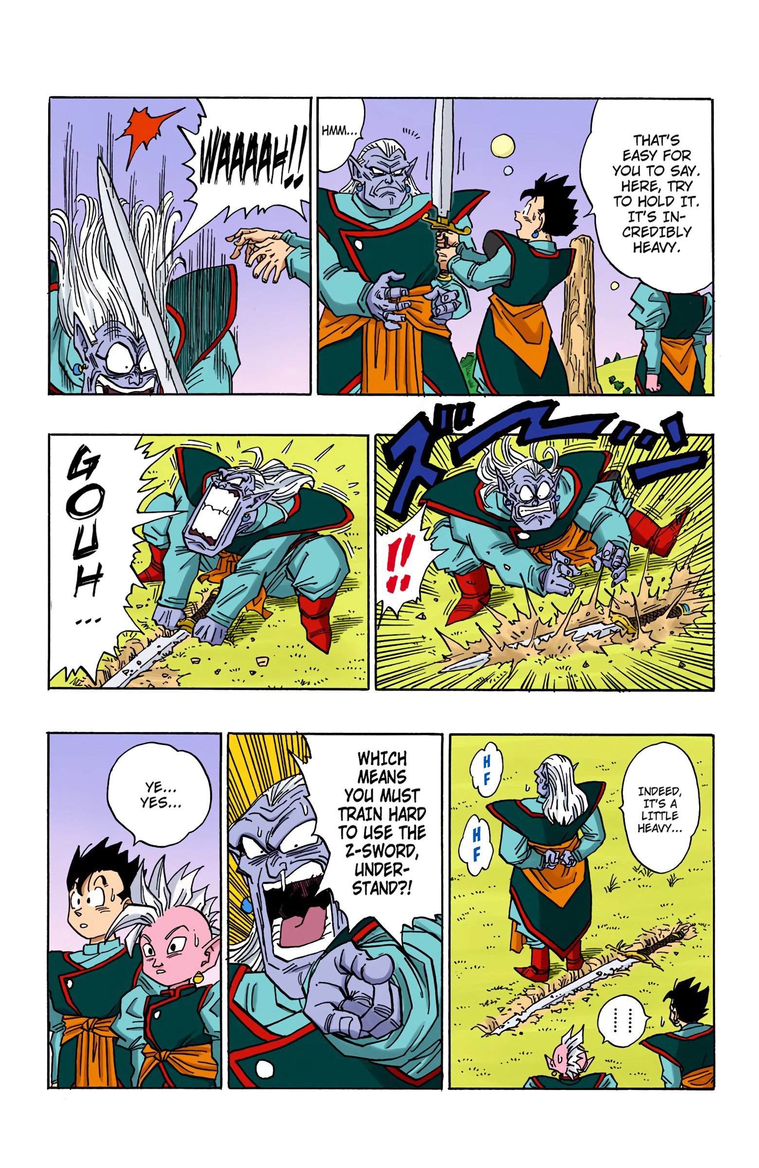 DBZ Majin Buu Saga Colored Manga