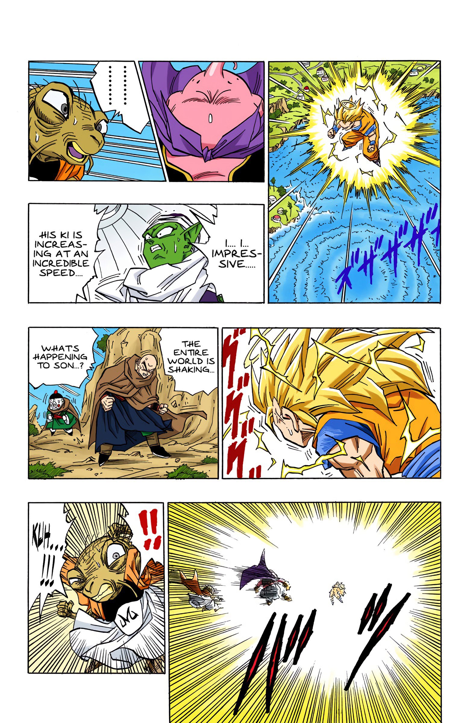 DBZ Majin Buu Saga Colored Manga