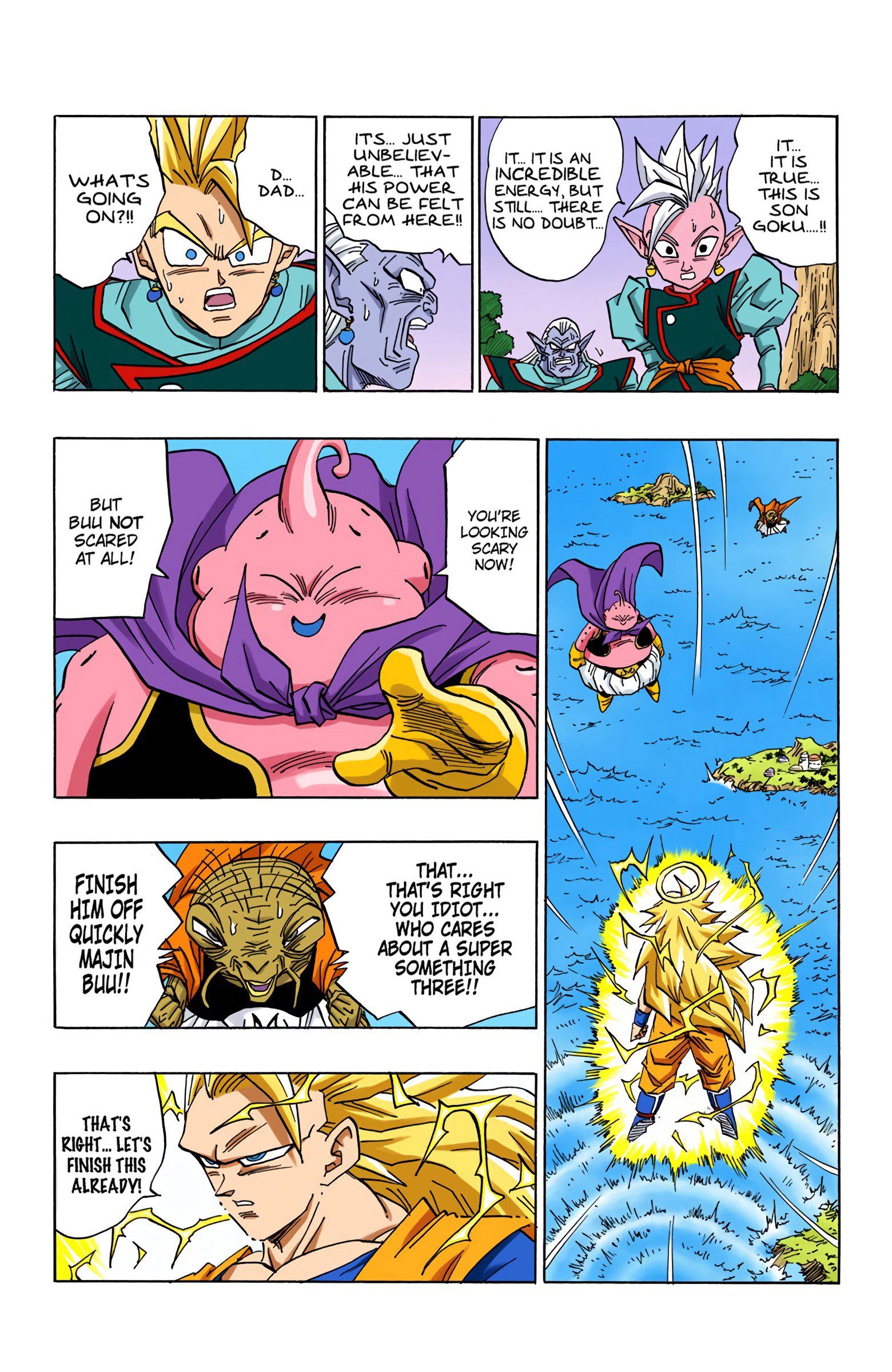 DBZ Majin Buu Saga Colored Manga