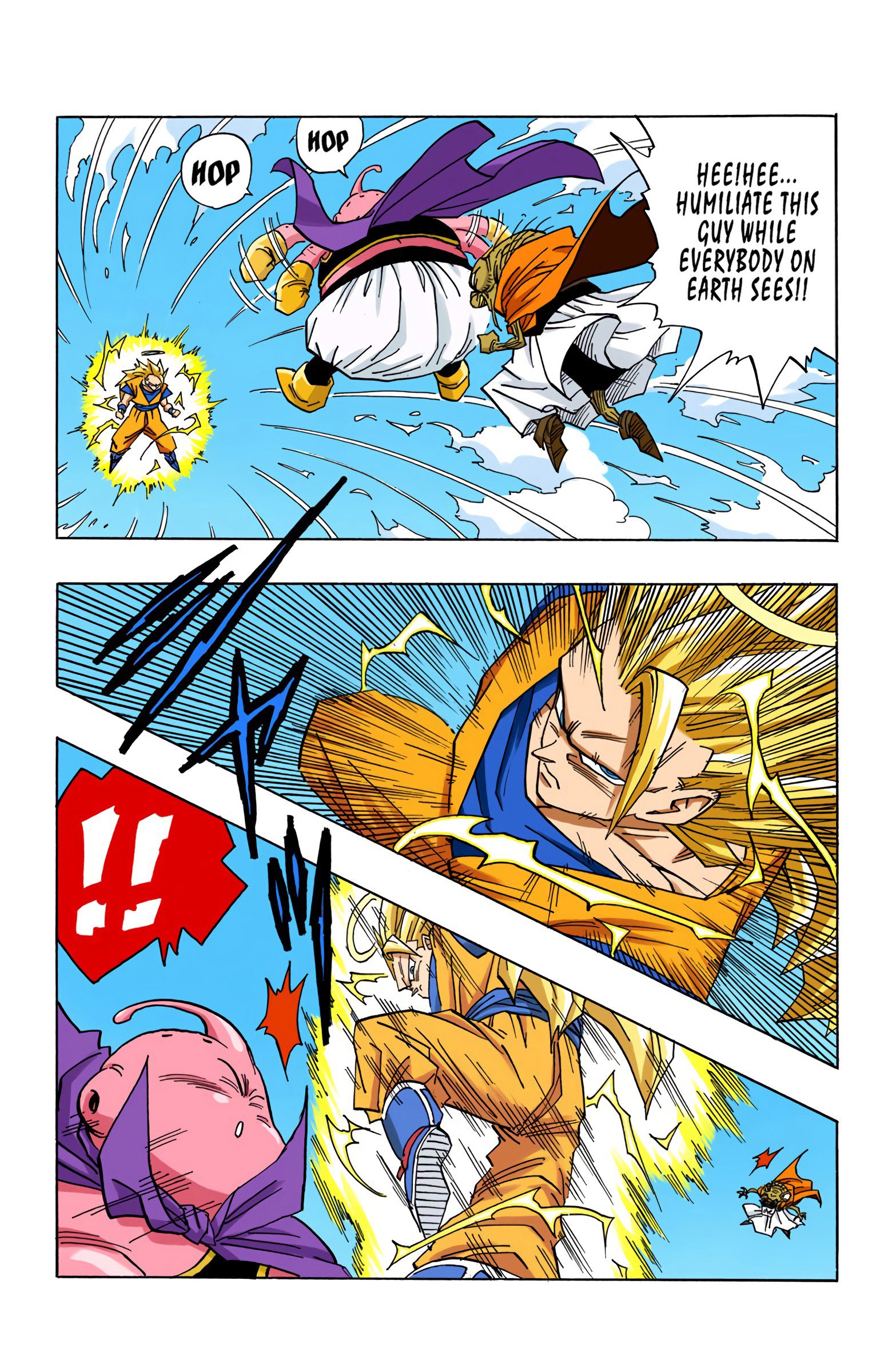 DBZ Majin Buu Saga Colored Manga