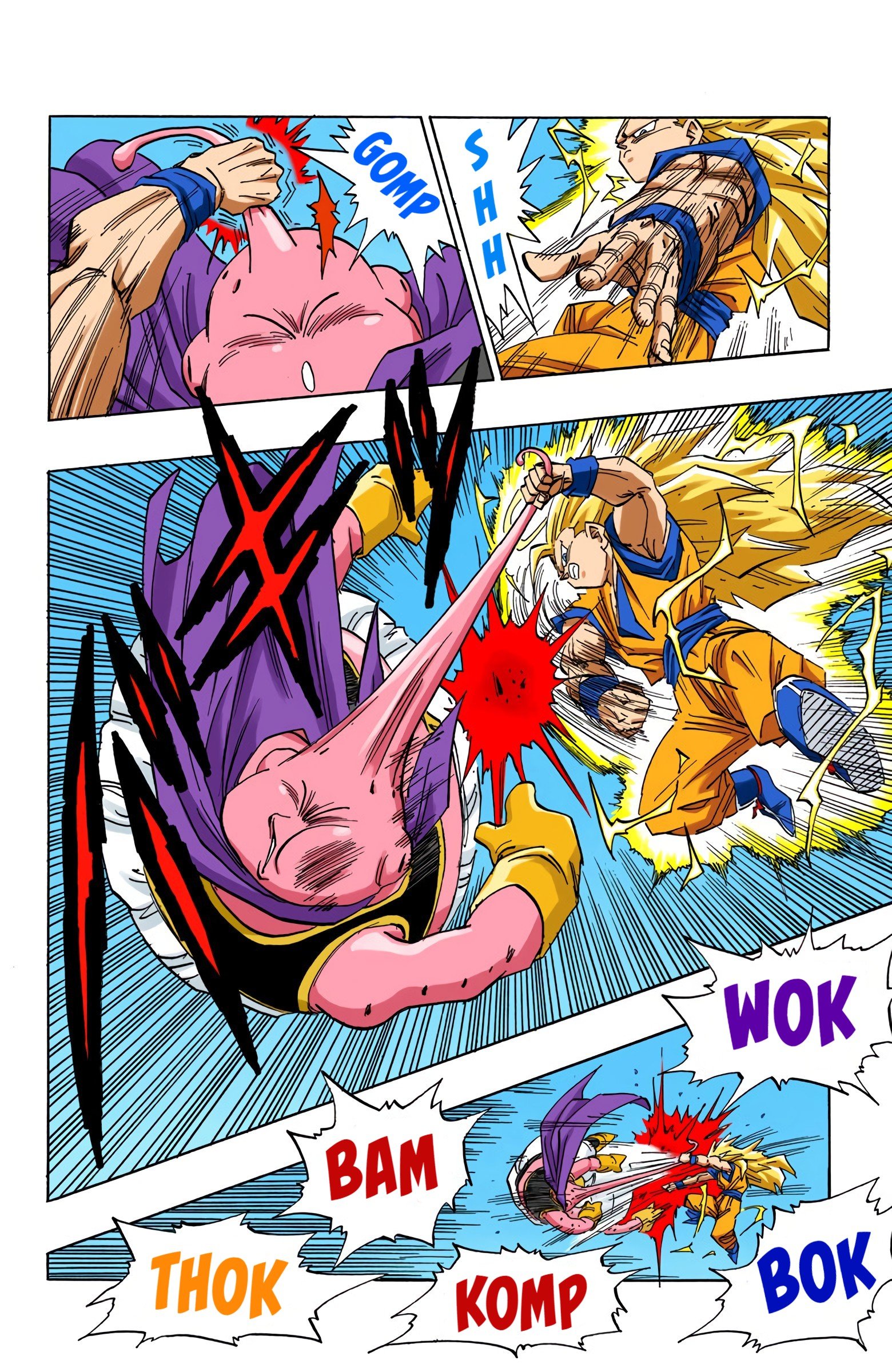 DBZ Majin Buu Saga Colored Manga