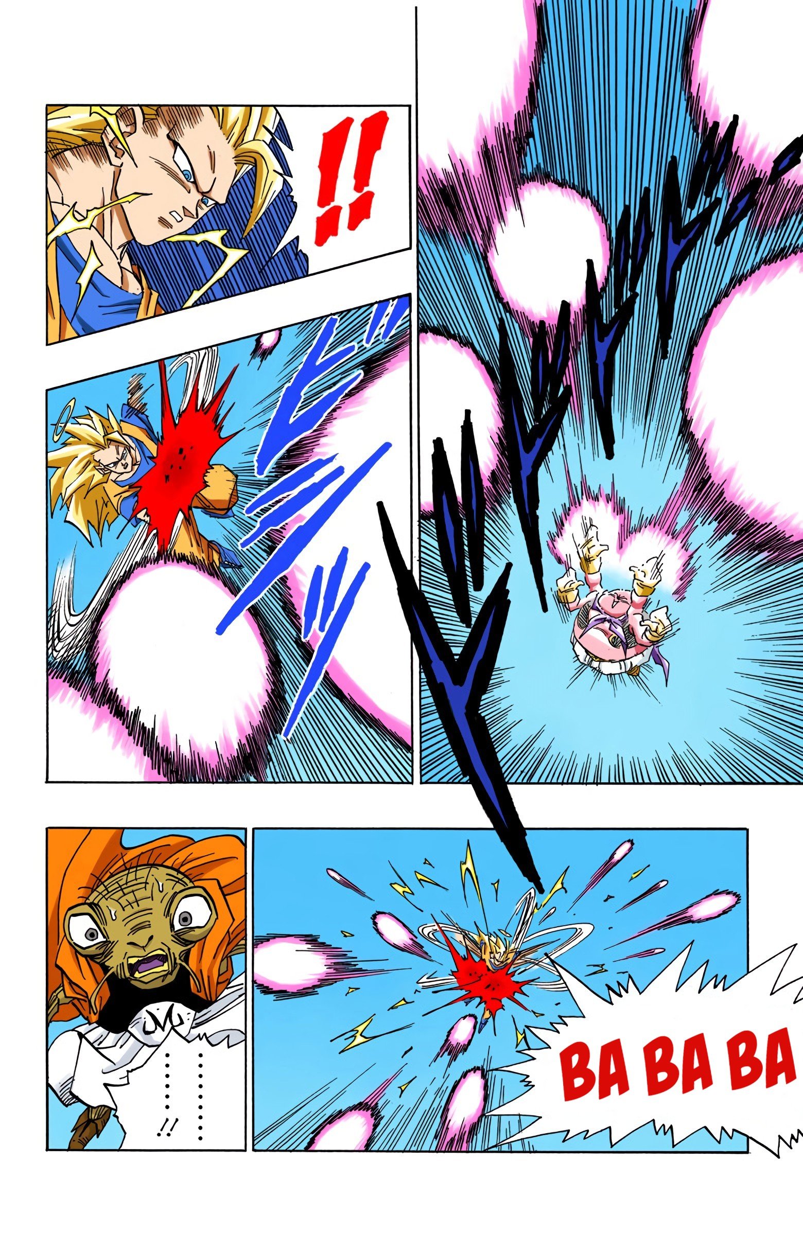 DBZ Majin Buu Saga Colored Manga