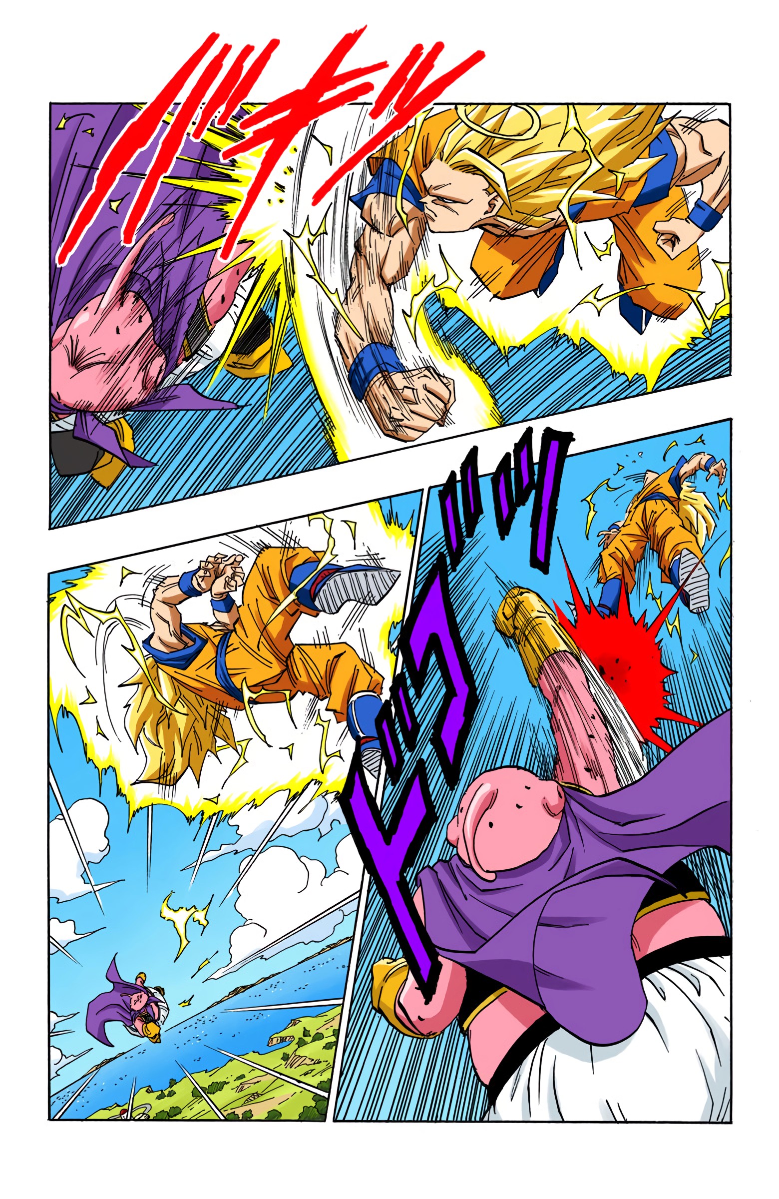 DBZ Majin Buu Saga Colored Manga