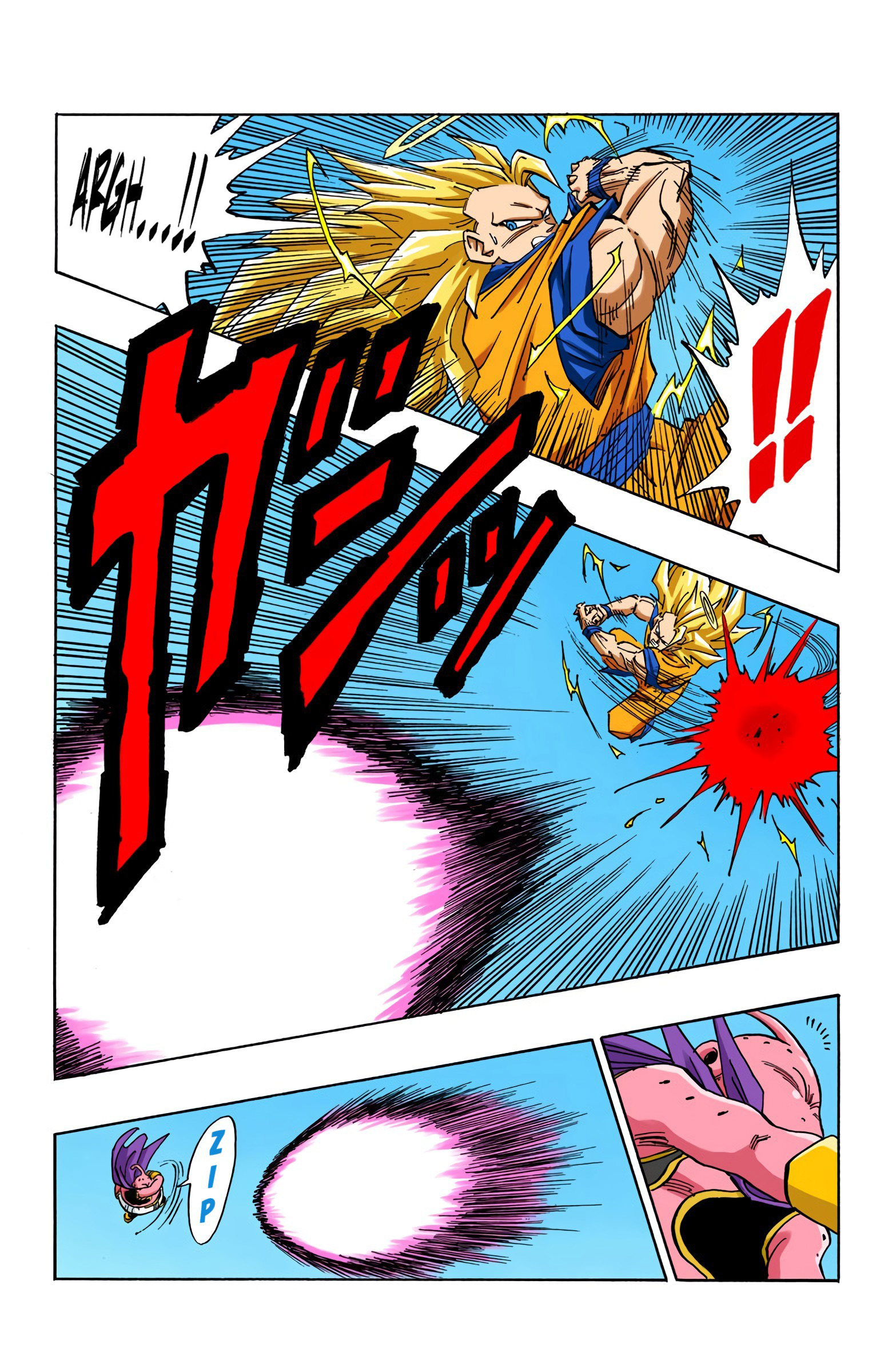 DBZ Majin Buu Saga Colored Manga