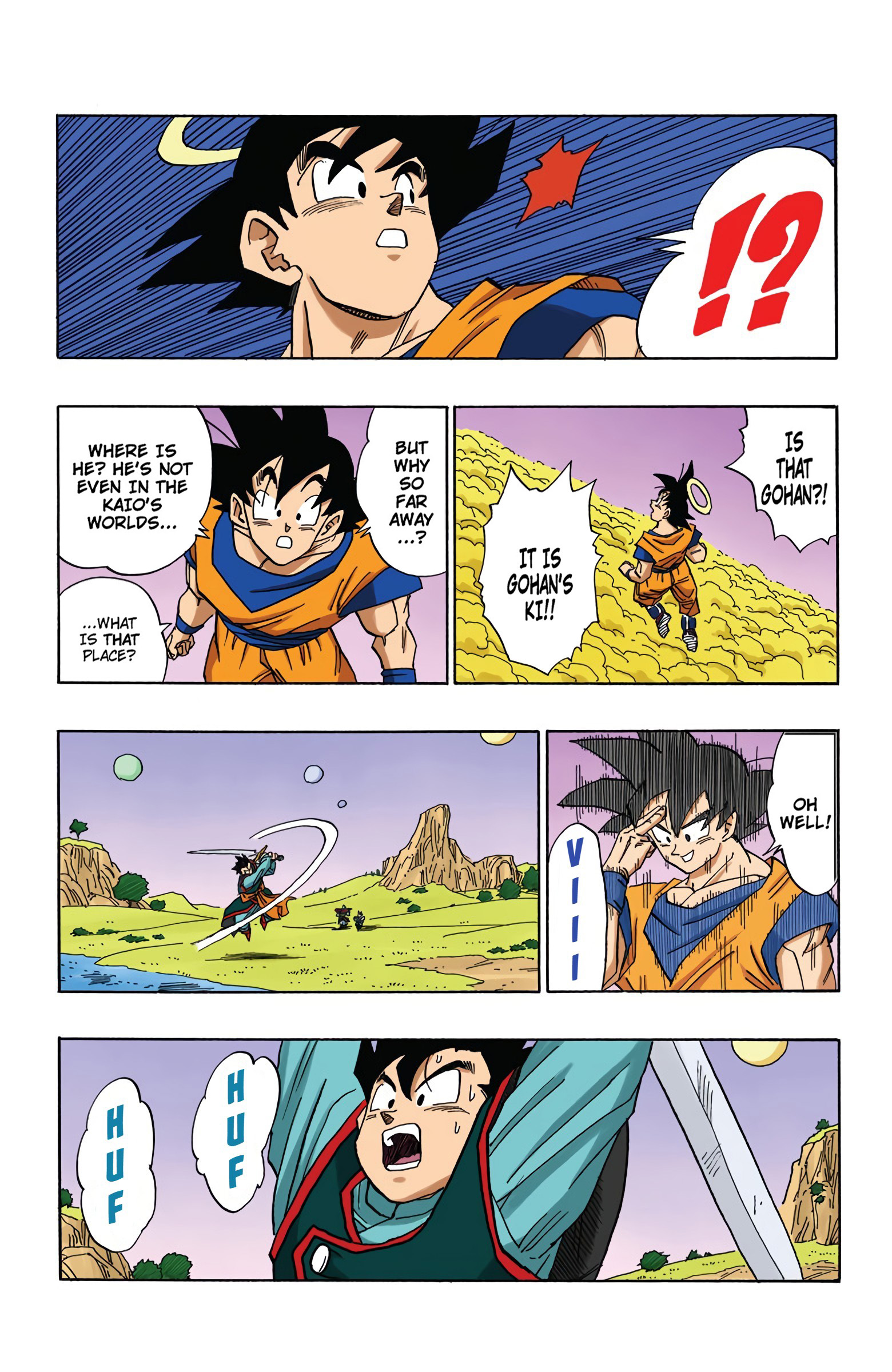 DBZ Majin Buu Saga Colored Manga