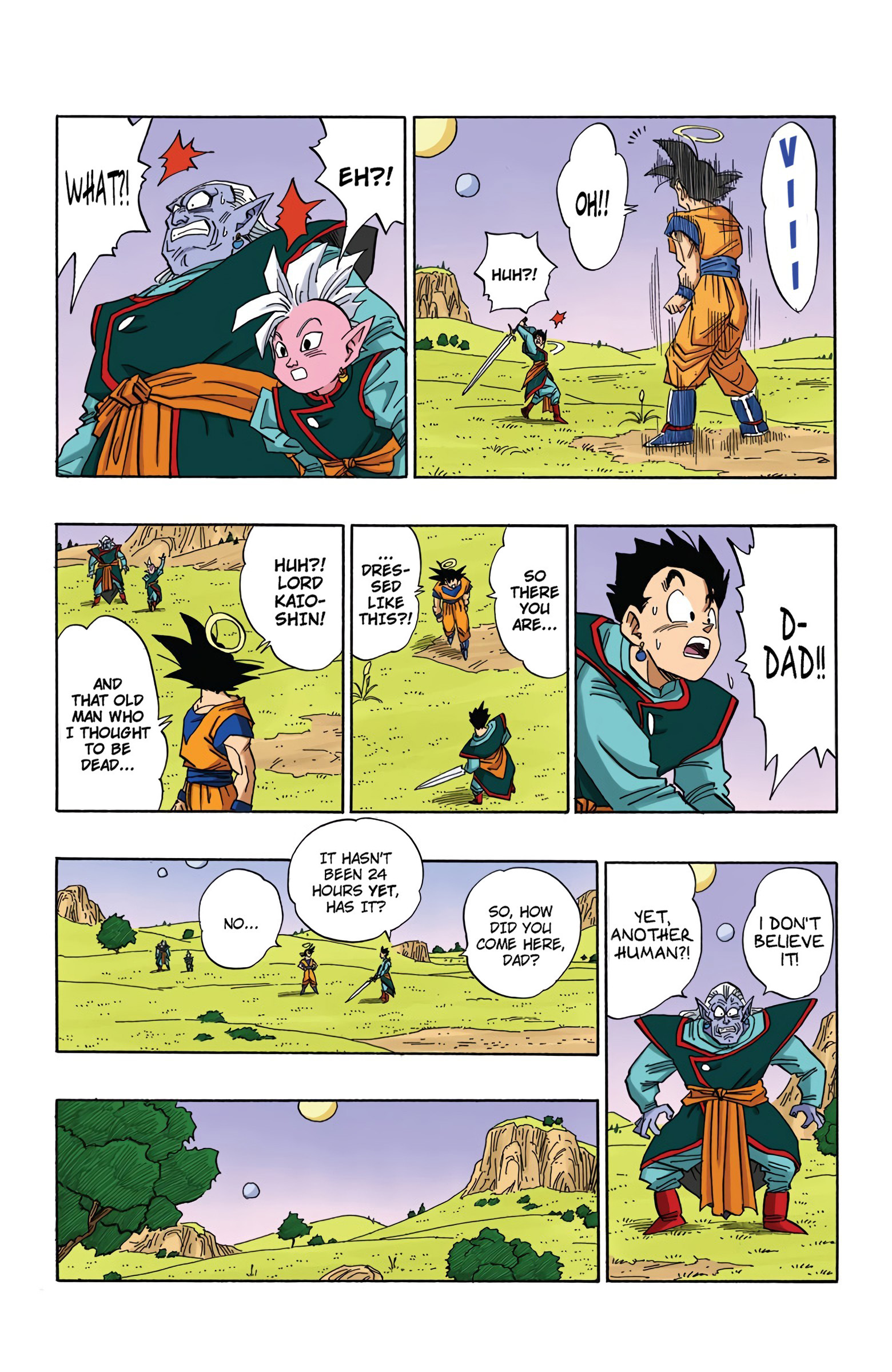 DBZ Majin Buu Saga Colored Manga