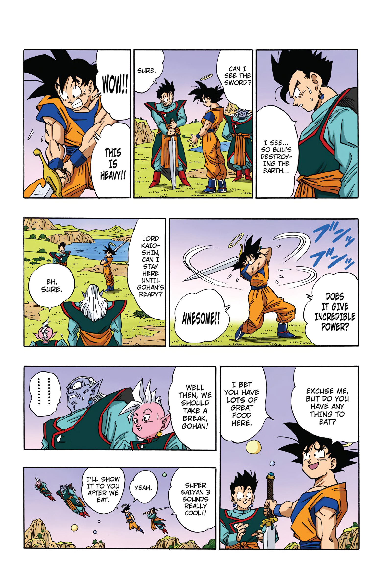 DBZ Majin Buu Saga Colored Manga