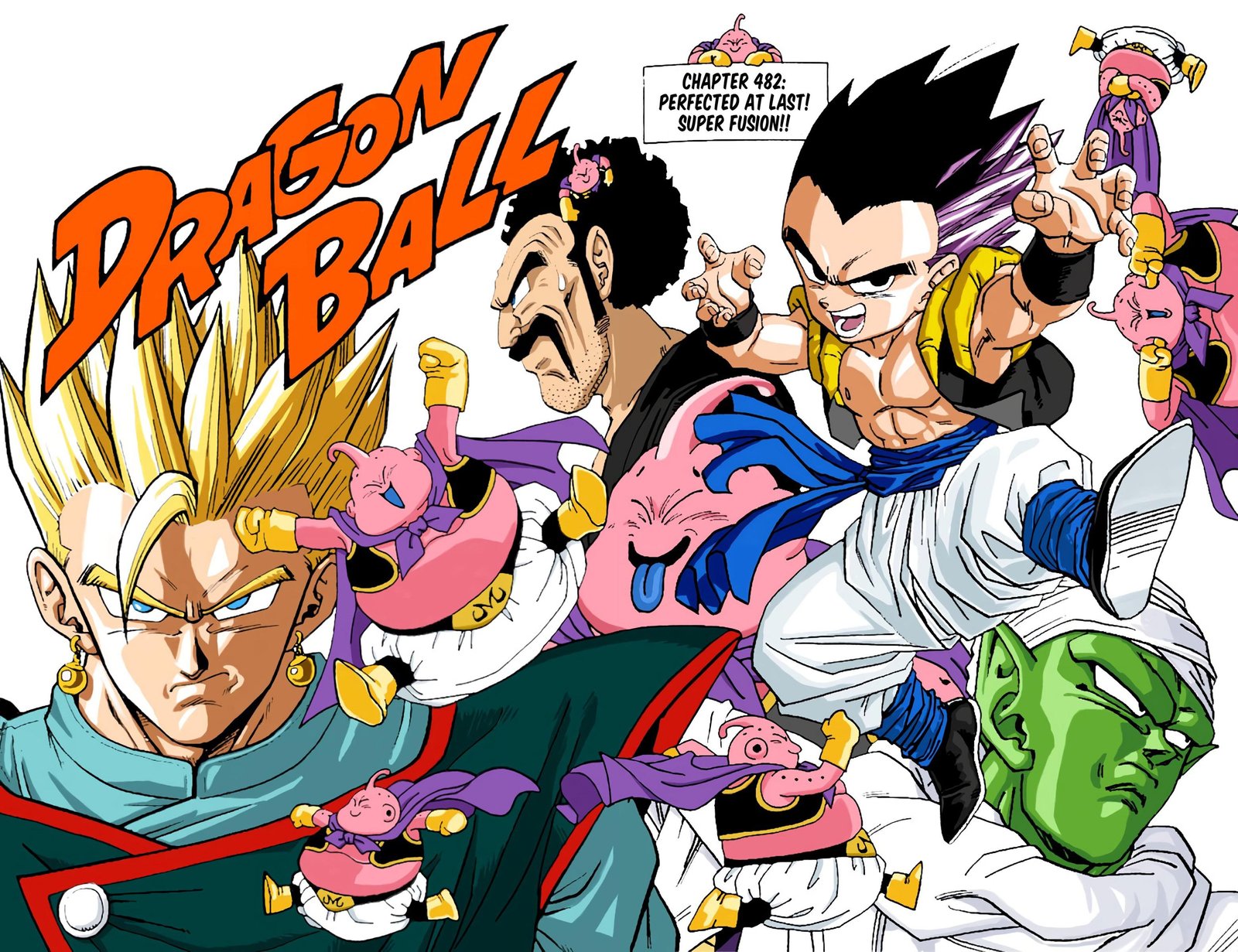 DBZ Majin Buu Saga Colored Manga