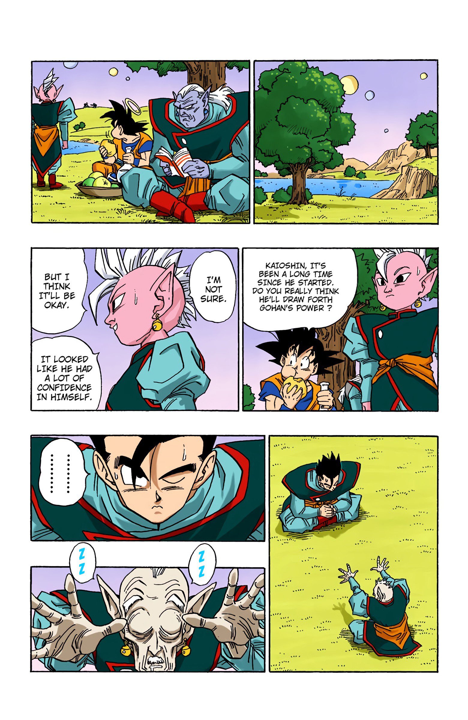 DBZ Majin Buu Saga Colored Manga