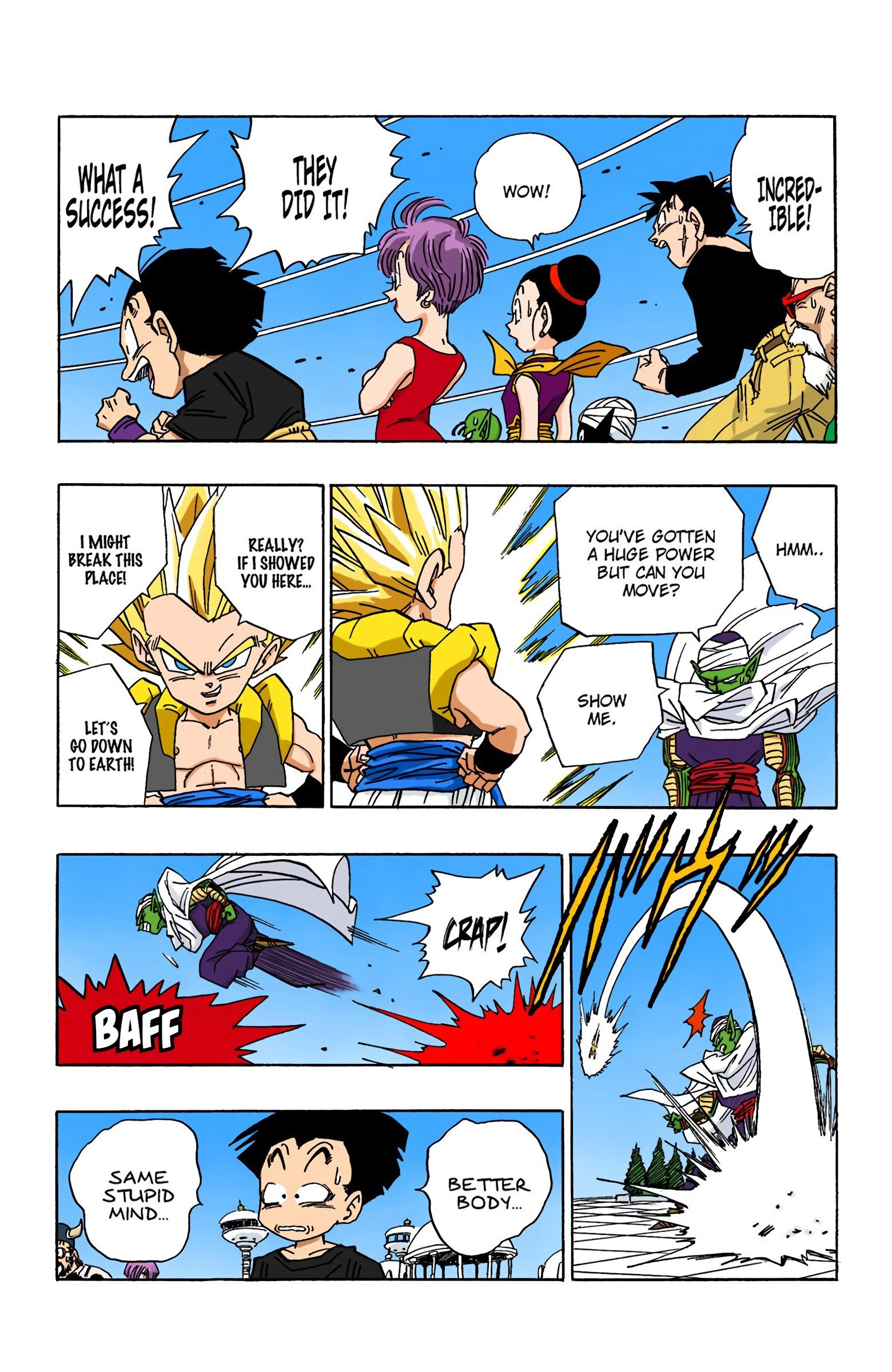 DBZ Majin Buu Saga Colored Manga