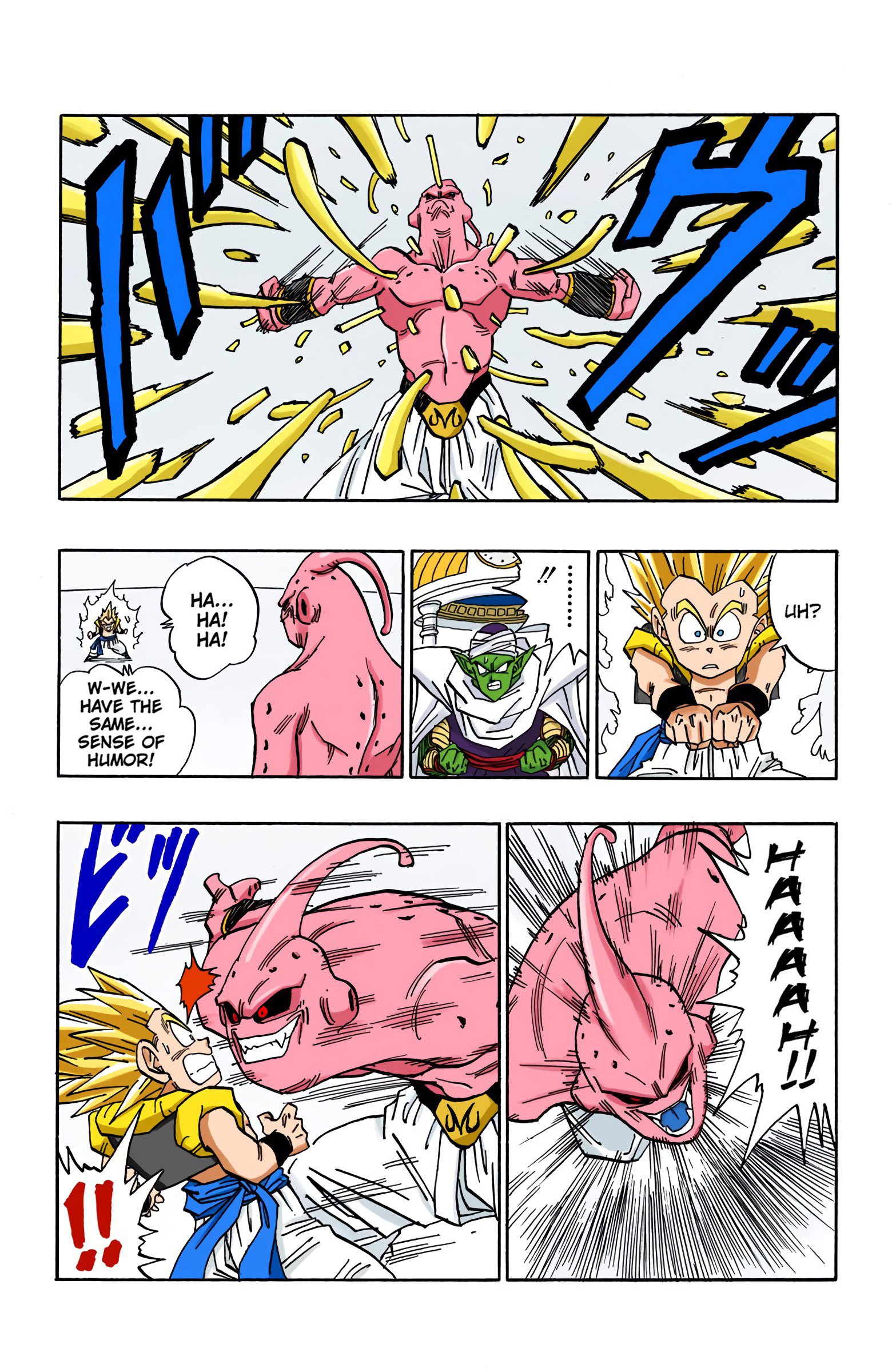 DBZ Majin Buu Saga Colored Manga