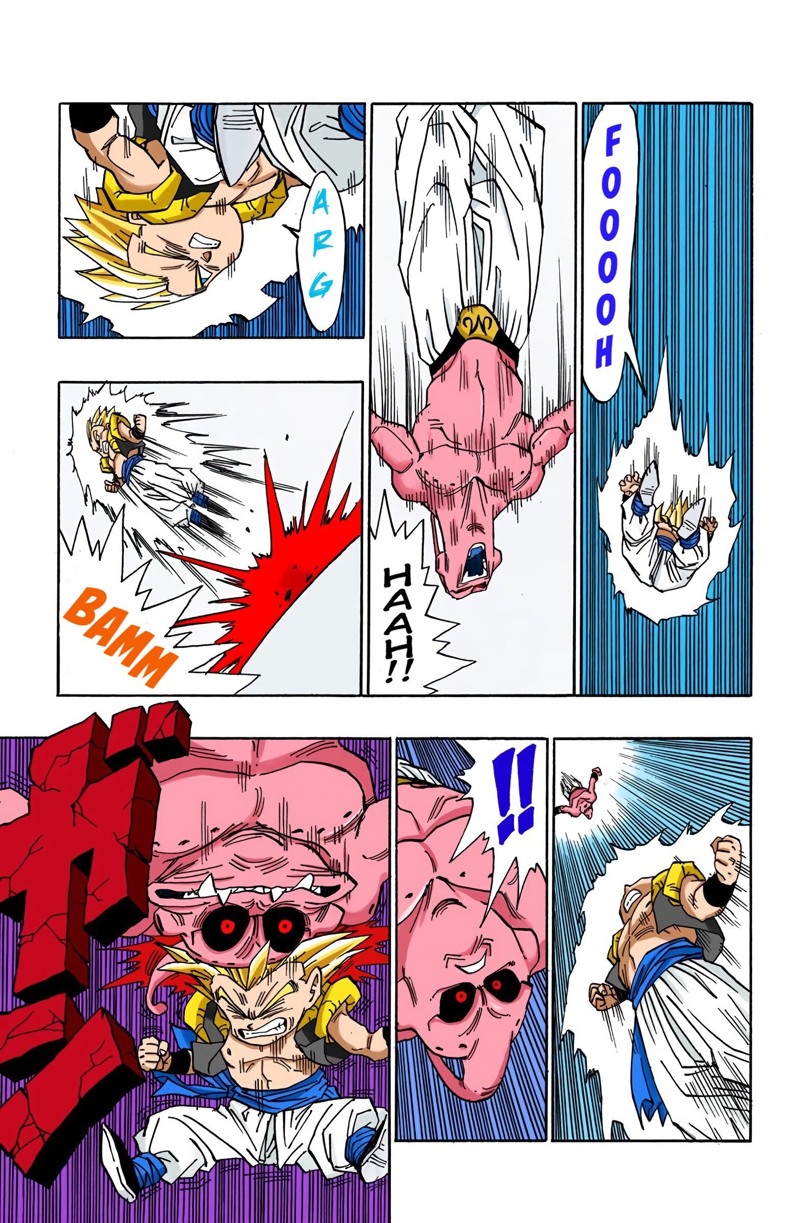 DBZ Majin Buu Saga Colored Manga