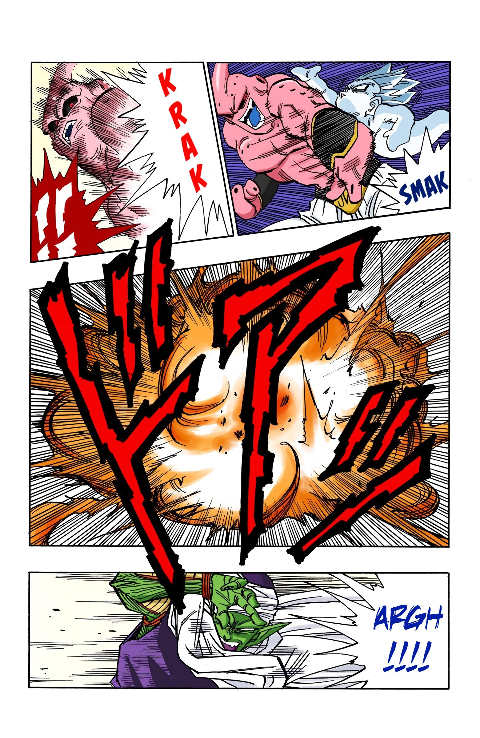 DBZ Majin Buu Saga Colored Manga