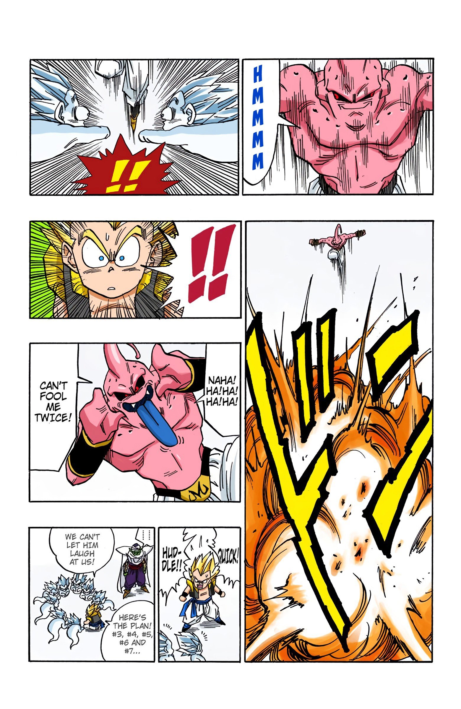 DBZ Majin Buu Saga Colored Manga